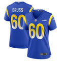 Women s Nike Logan Bruss Royal Los Angeles Rams Game Player Jersey