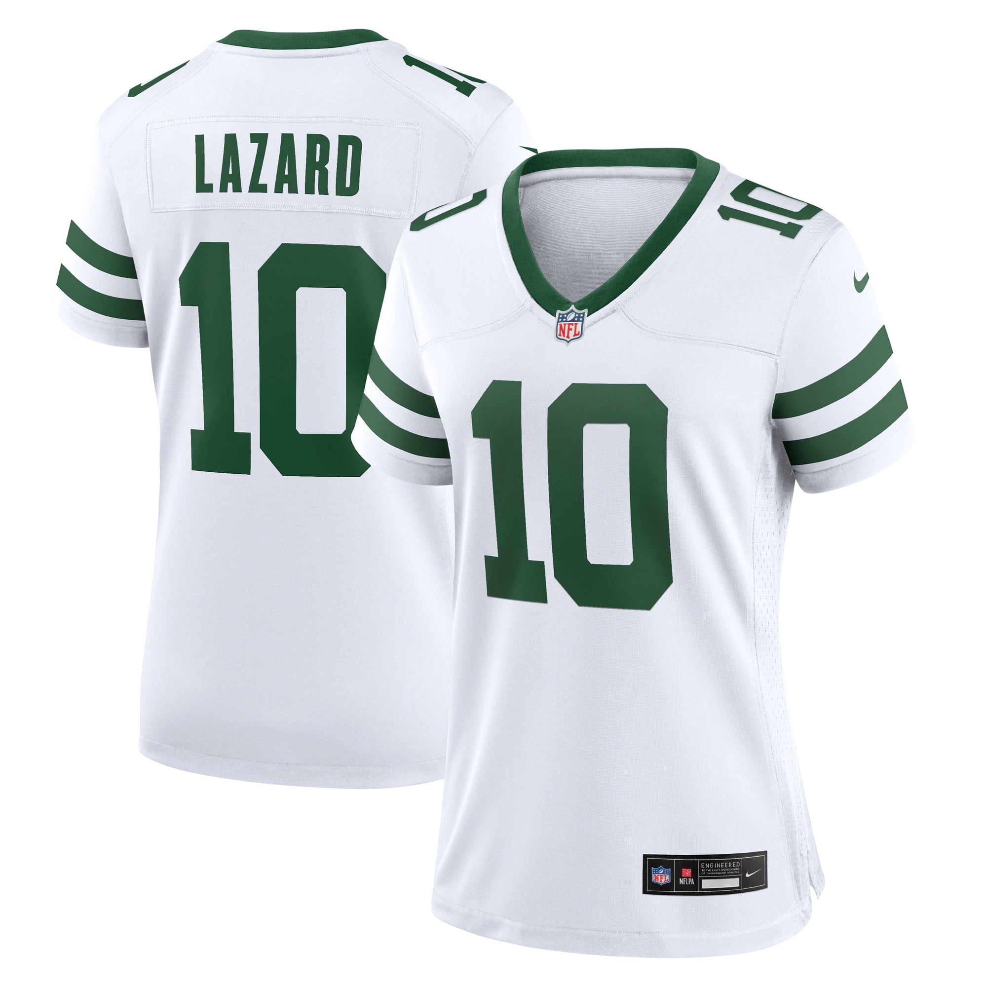 Women s Nike Allen Lazard White New York Jets Legacy Player Game Jersey