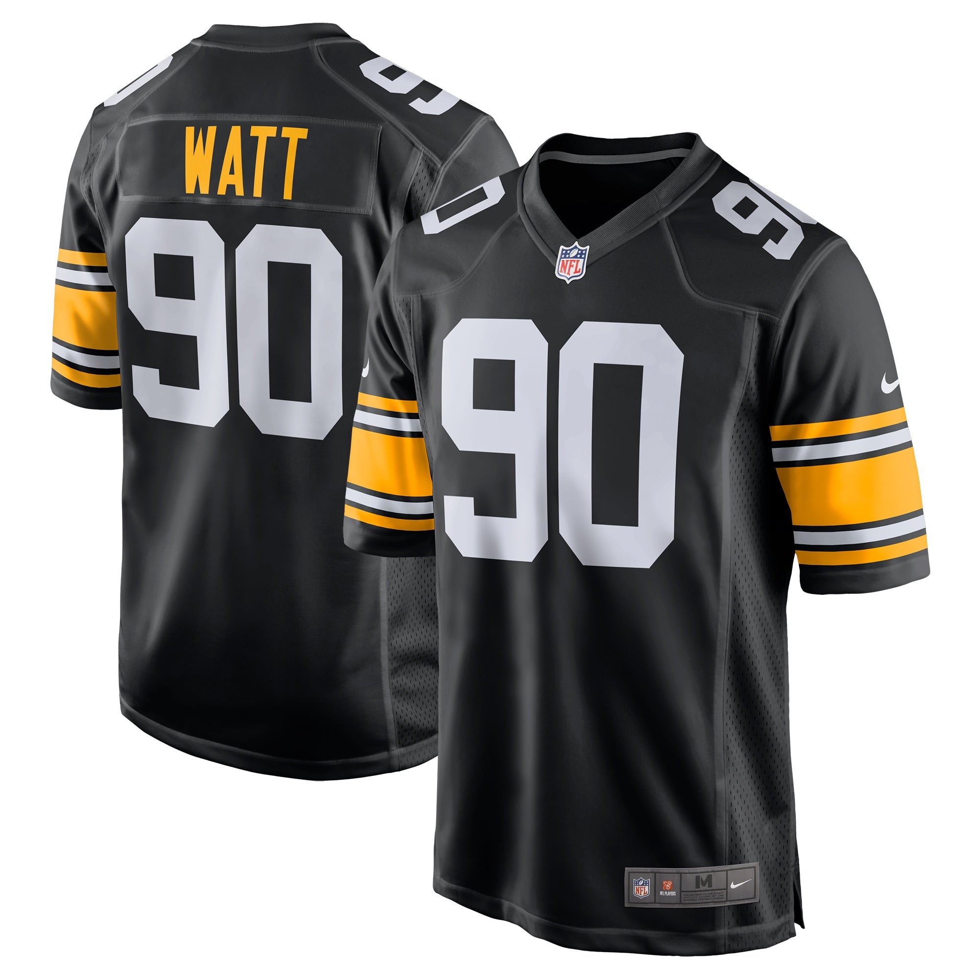 T.J. Watt Pittsburgh Steelers Nike Youth Game Jersey   Black