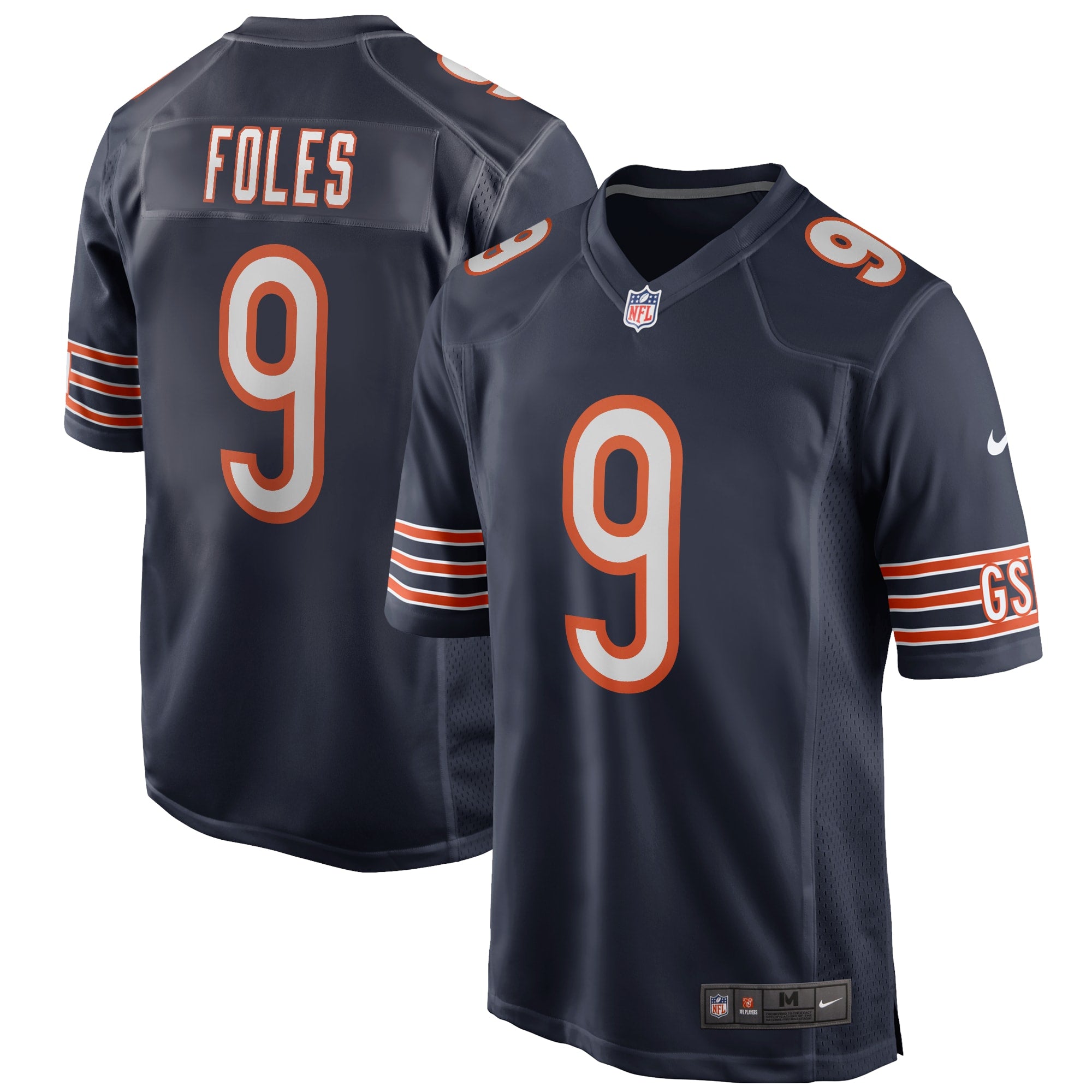 Nick Foles Chicago Bears Nike Game Jersey   Navy