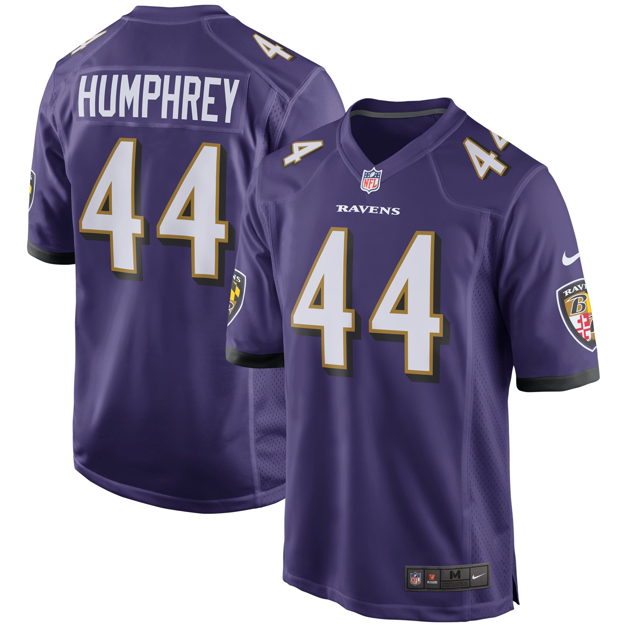 Marlon Humphrey Baltimore Ravens Nike Player Game Jersey   Purple