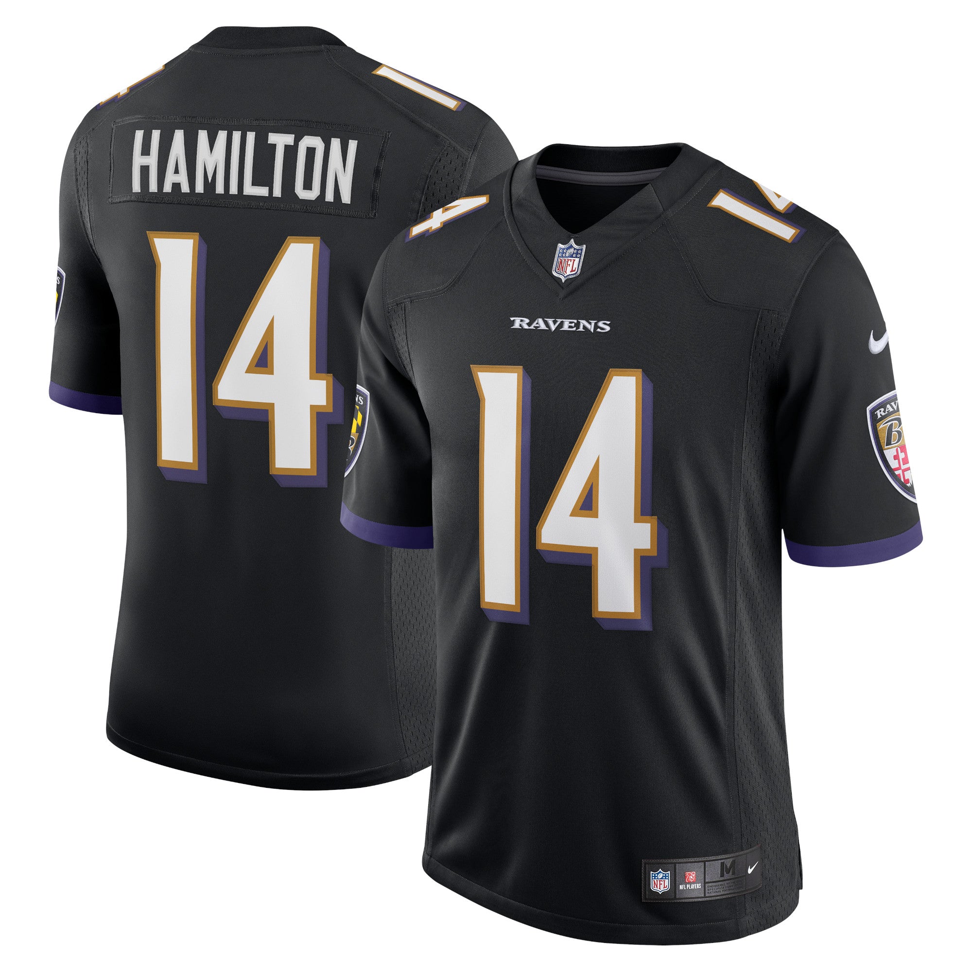 Kyle Hamilton Baltimore Ravens Nike Men s Vapor Limited Jersey   Black
