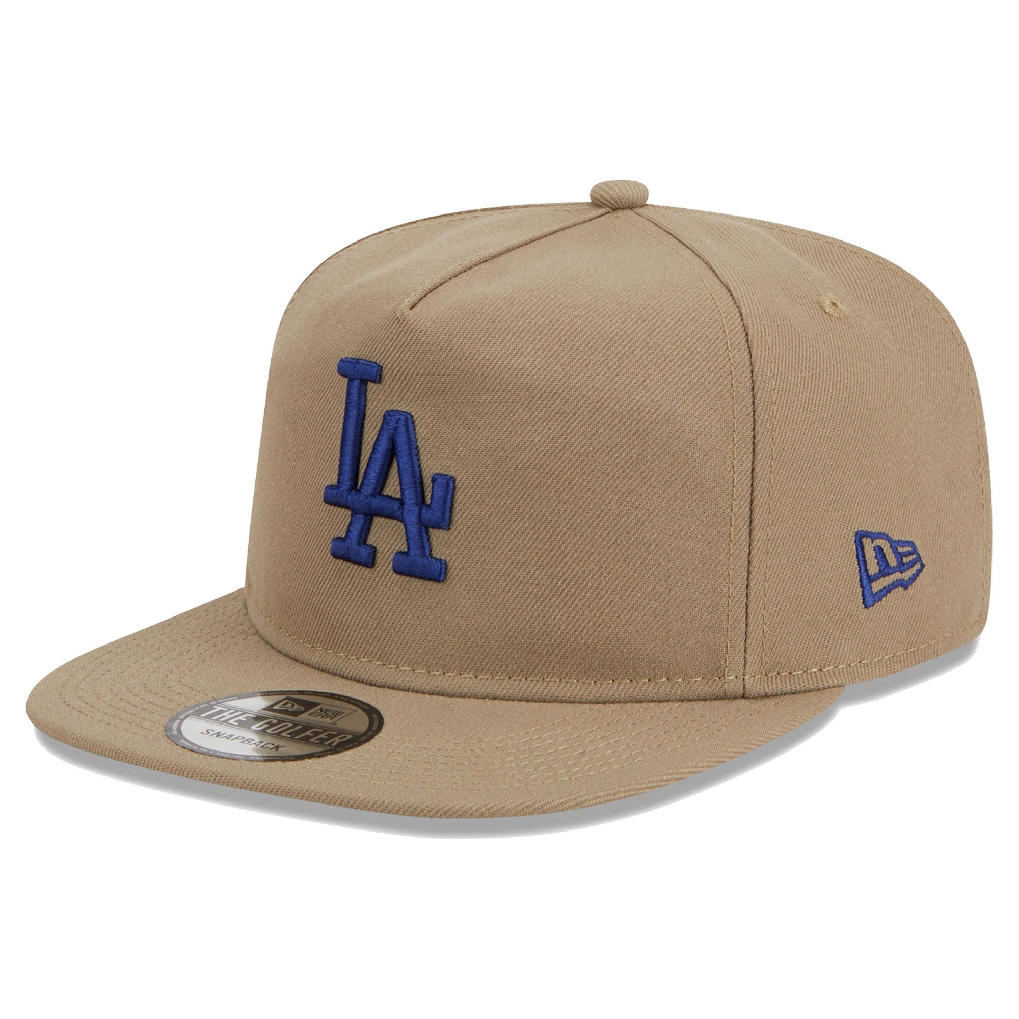 Los Angeles Dodgers New Era Golfer Adjustable Hat - Khaki