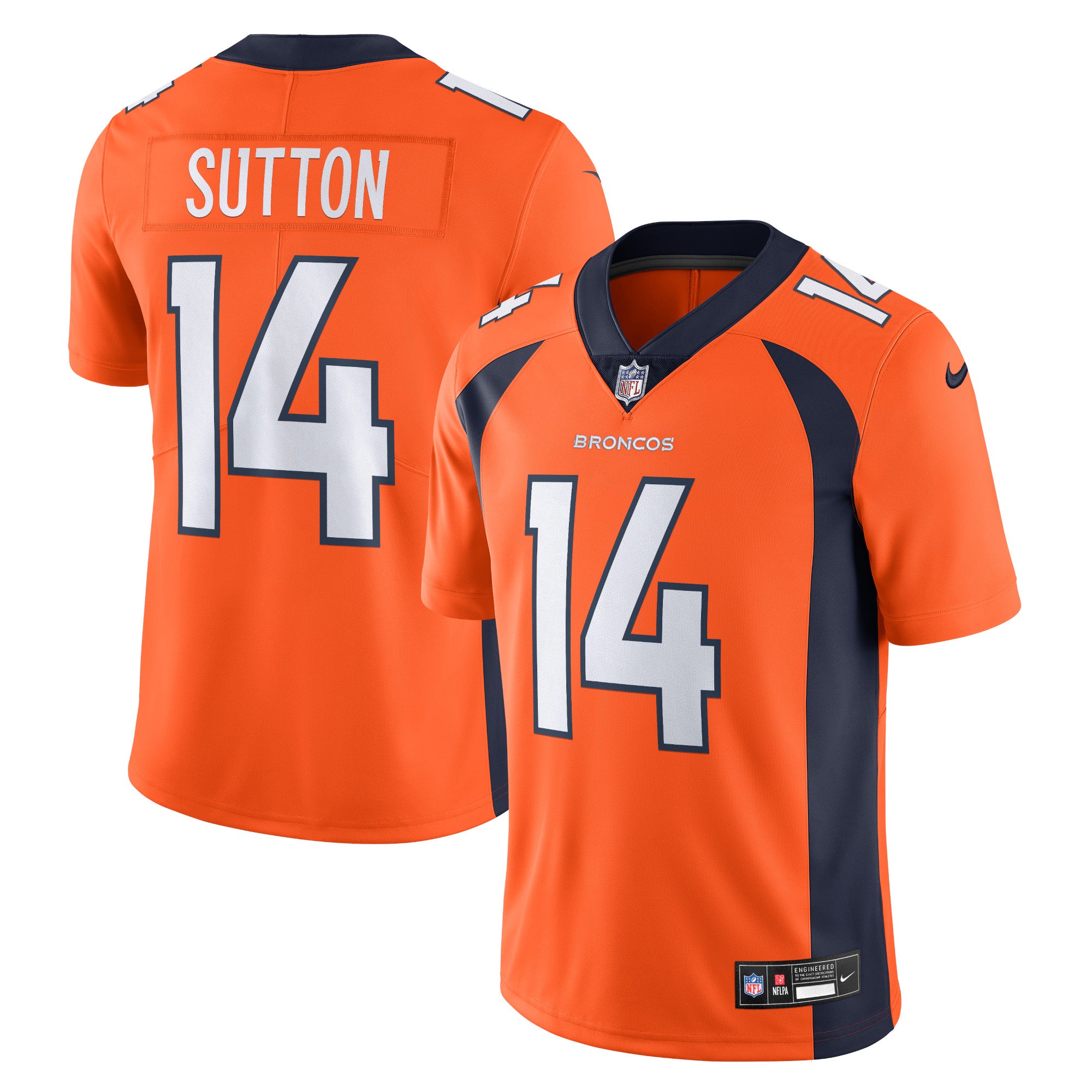 Courtland Sutton Denver Broncos Nike  Vapor Untouchable Limited Jersey   Orange