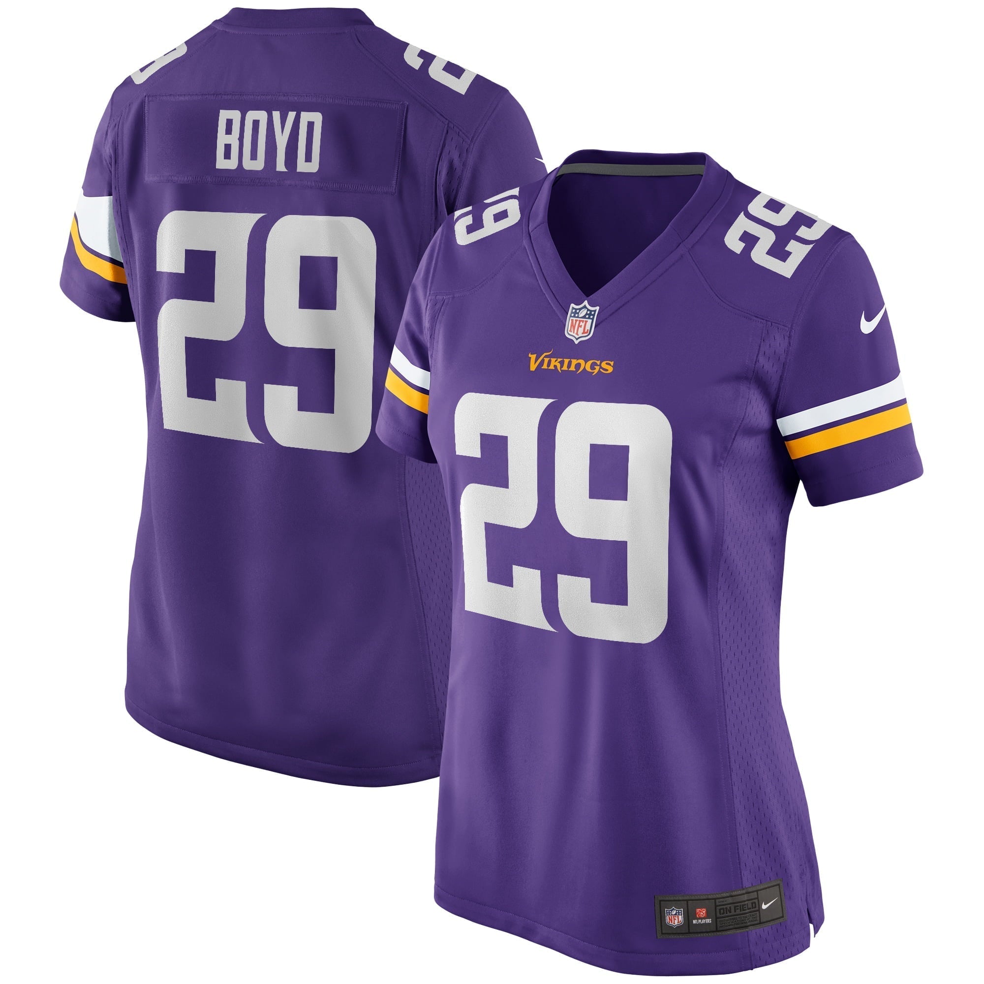 Women s Nike Kris Boyd Purple Minnesota Vikings Game Jersey