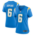 Women s Nike Dustin Hopkins Powder Blue Los Angeles Chargers Game Jersey