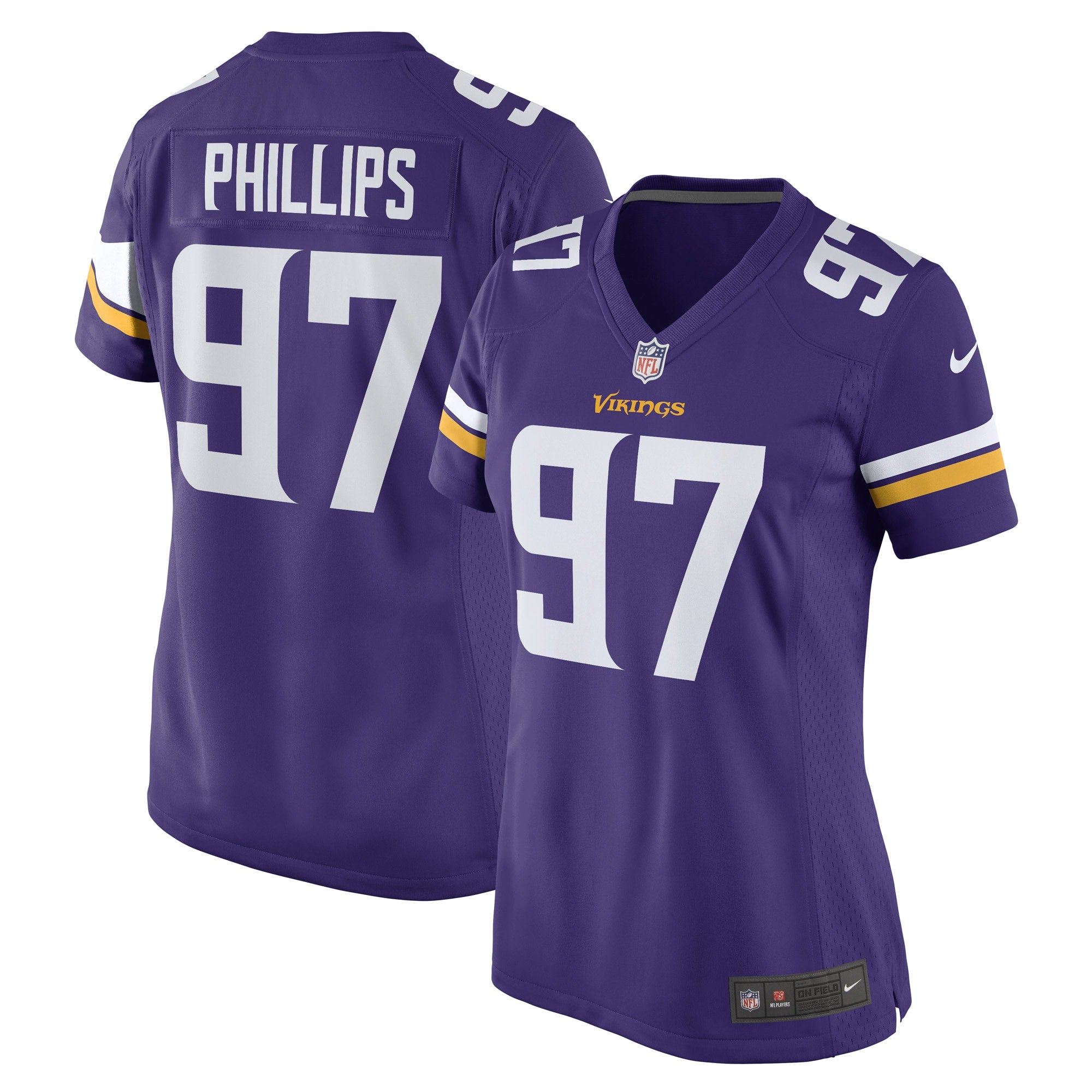 Harrison Phillips Minnesota Vikings Nike Women s Game Player Jersey   Purple