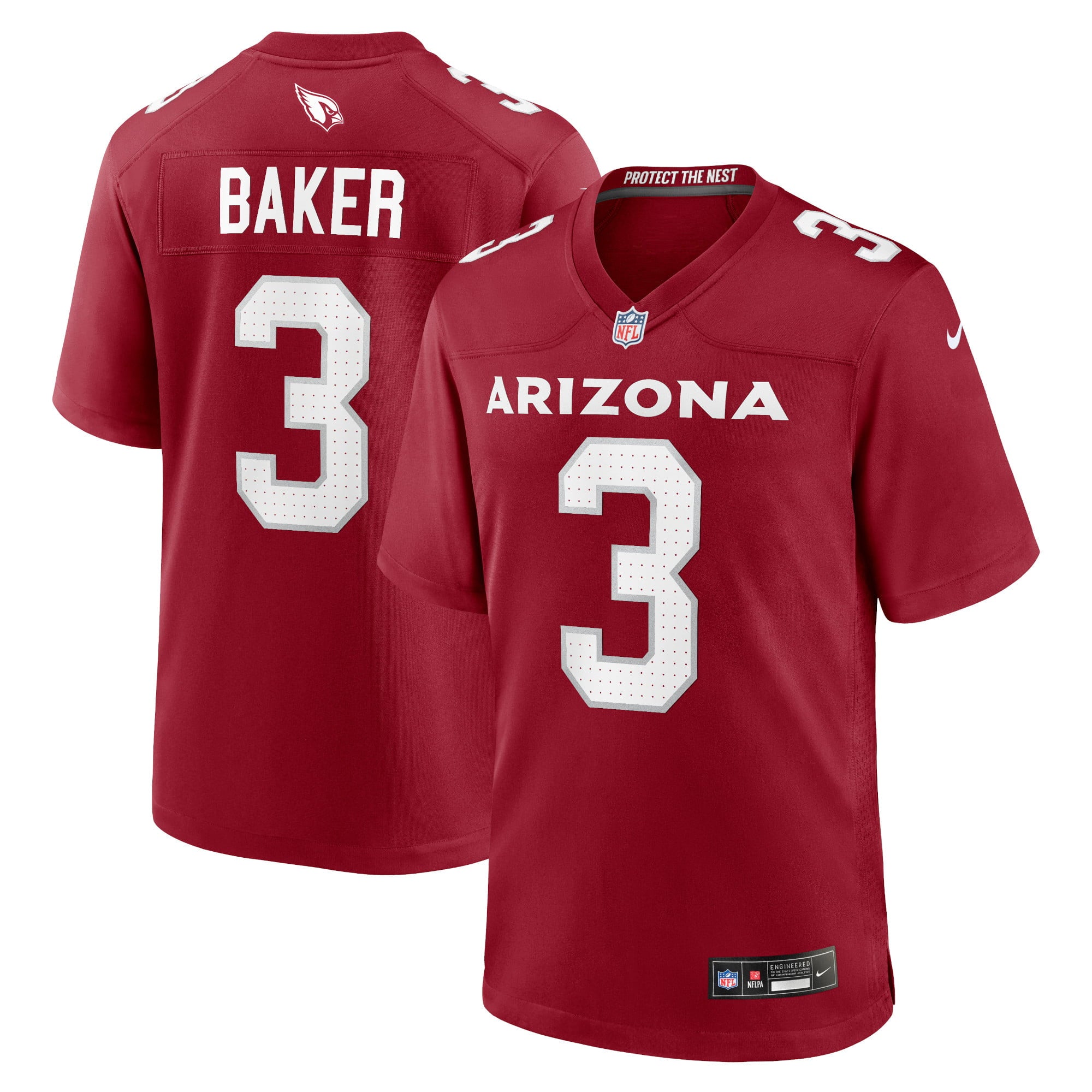 Men s Nike Budda Baker Cardinal Arizona Cardinals Game Player Jersey