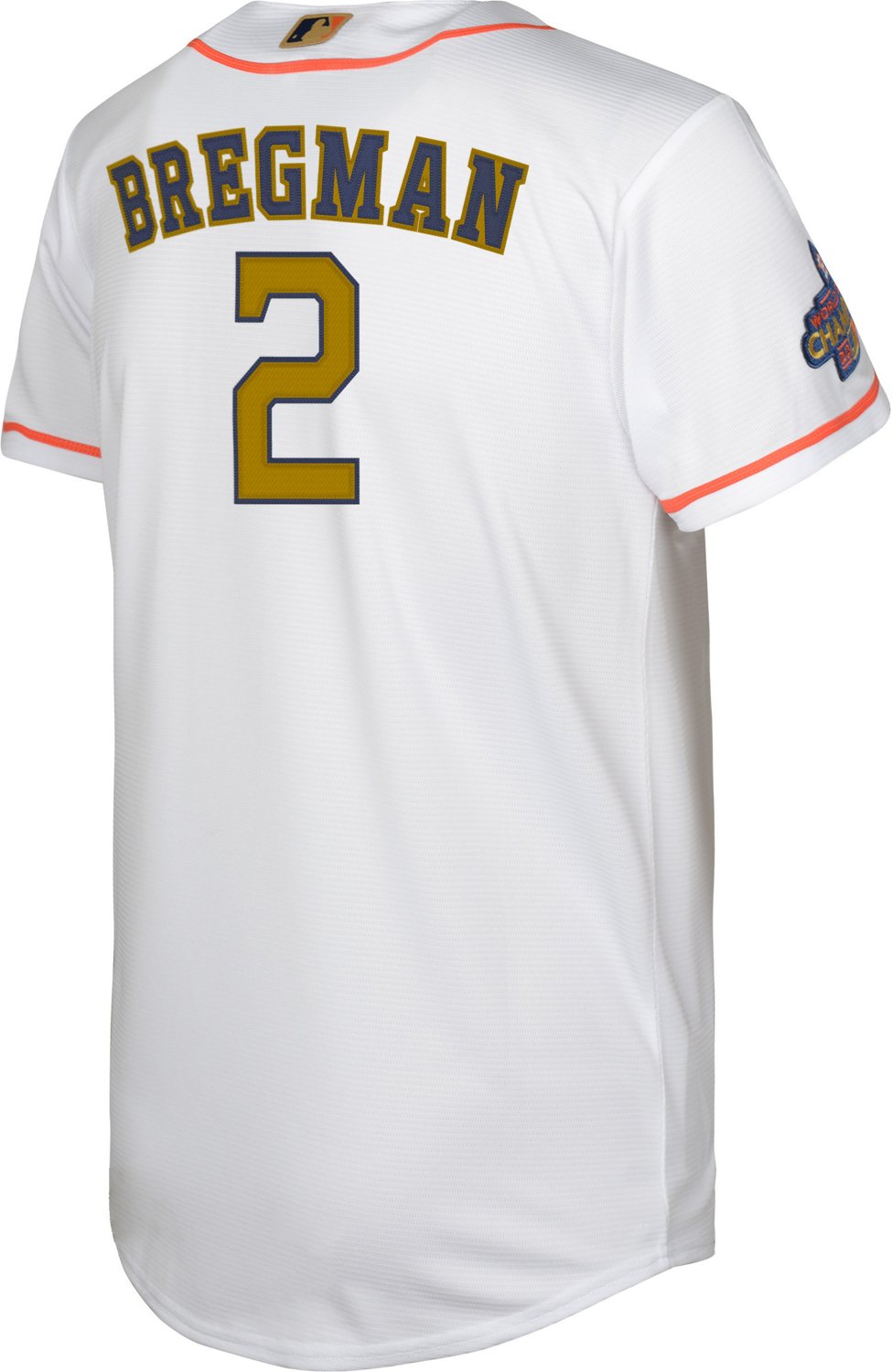 Nike Youth Houston Astros Gold Alex Bregman Replica Jersey