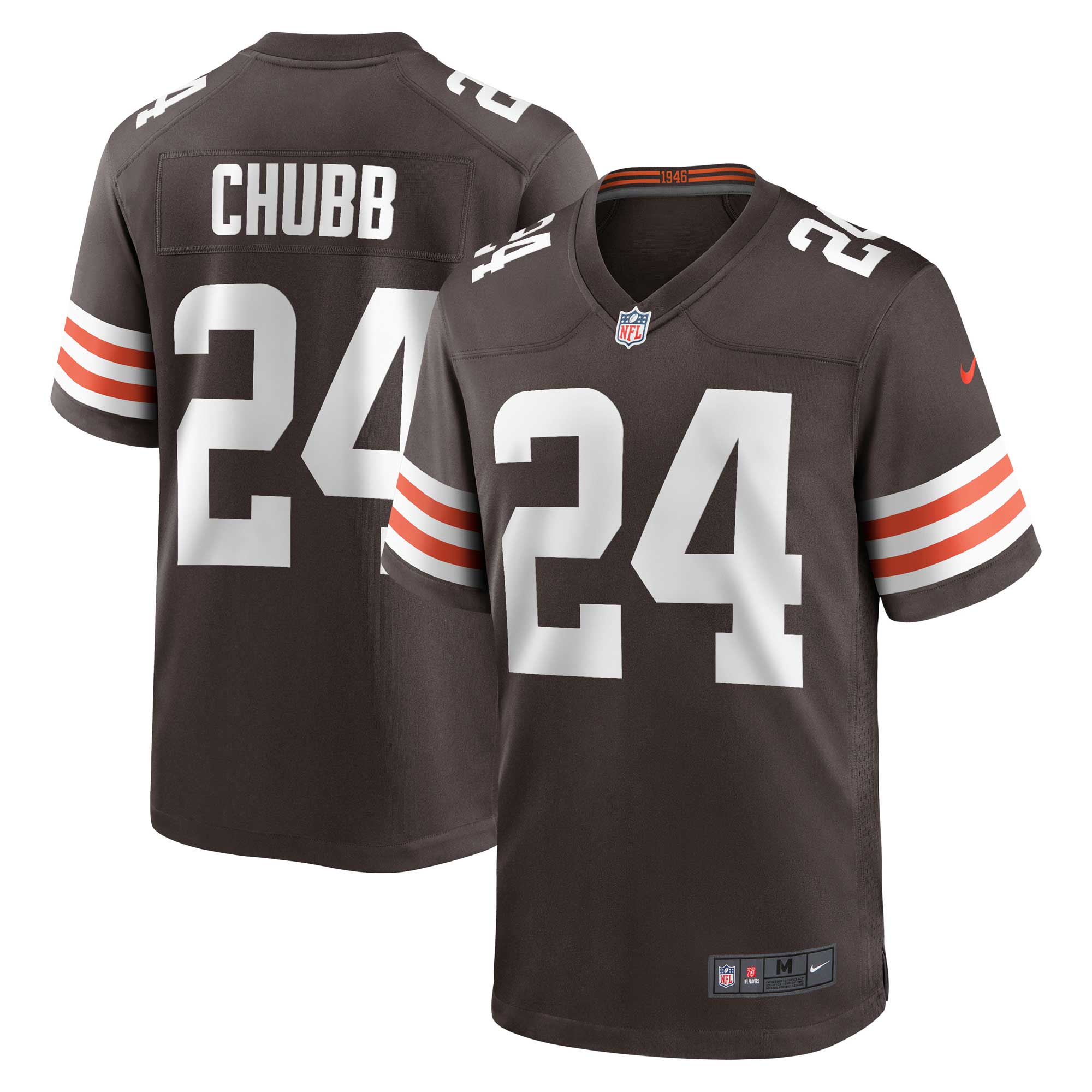 Nick Chubb Cleveland Browns Nike Game Jersey   Brown