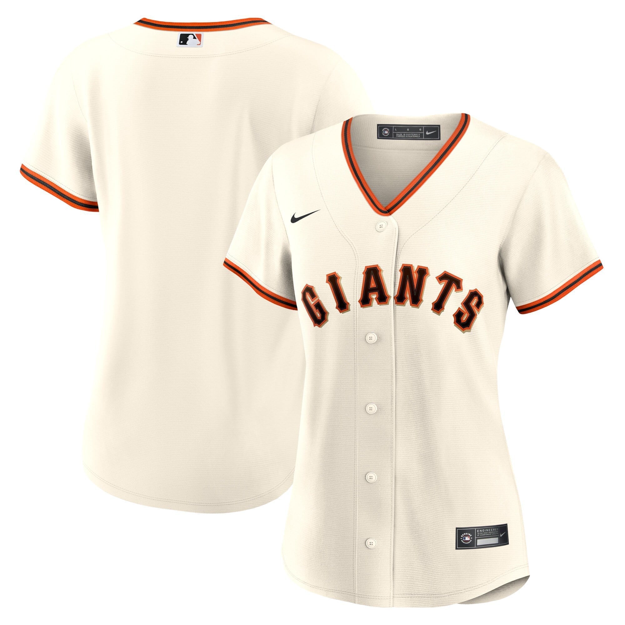 Women's Nike Cream San Francisco Giants Home Blank Replica Jersey