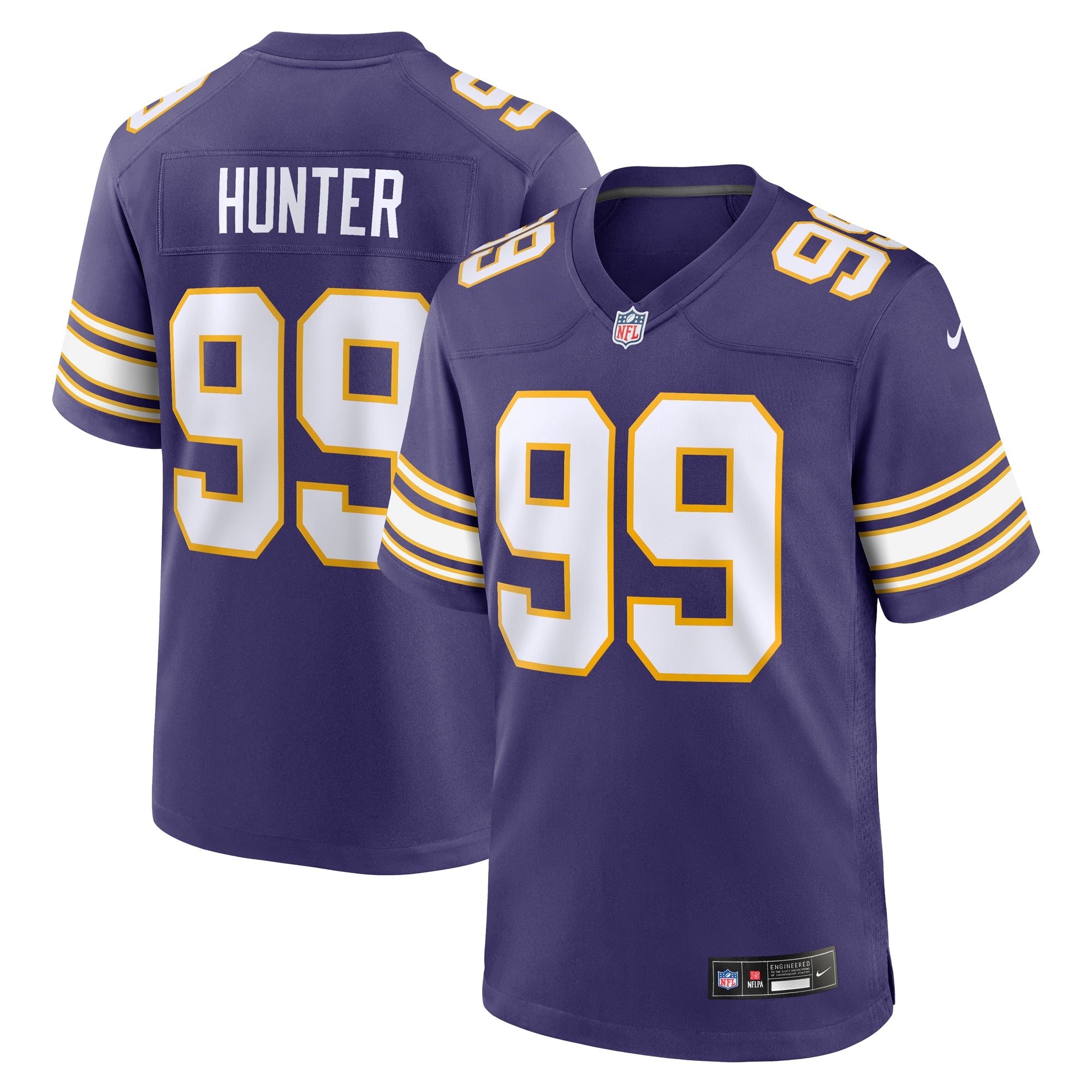 Danielle Hunter Minnesota Vikings Nike Classic Player Game Jersey   Purple