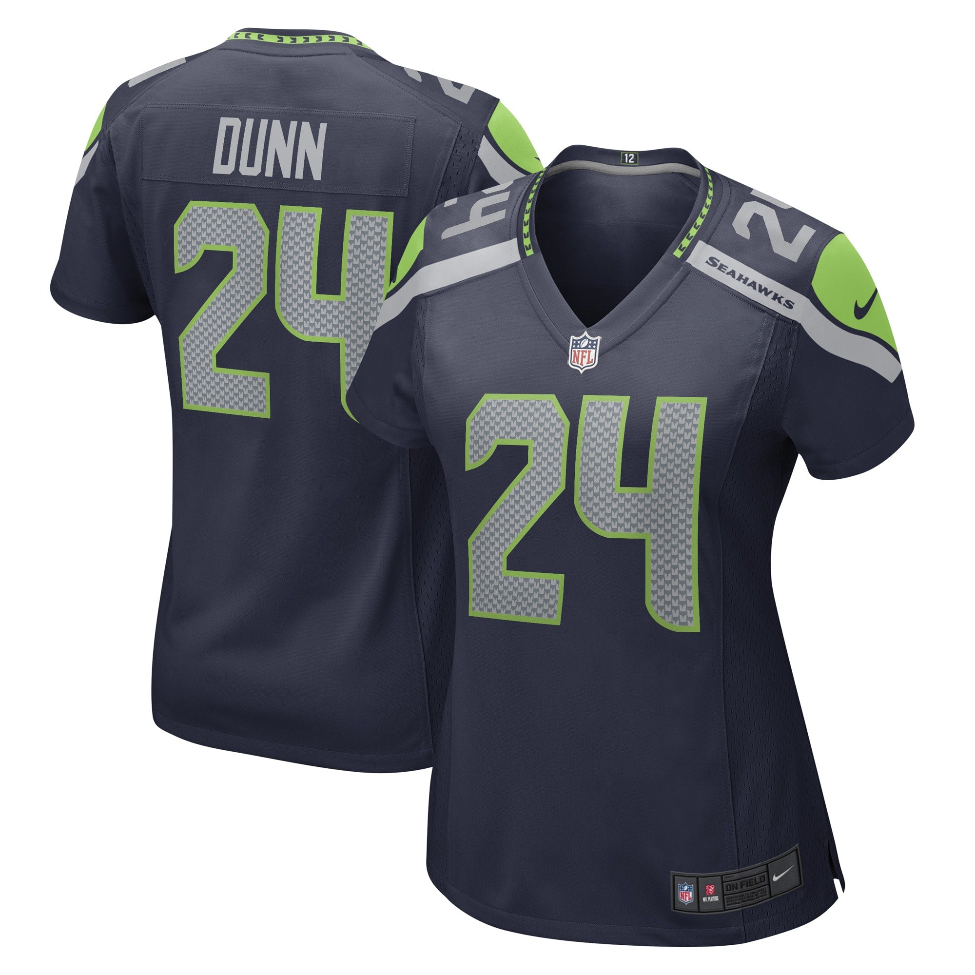 Isaiah Dunn Seattle Seahawks Nike Women s Game Player Jersey College Navy