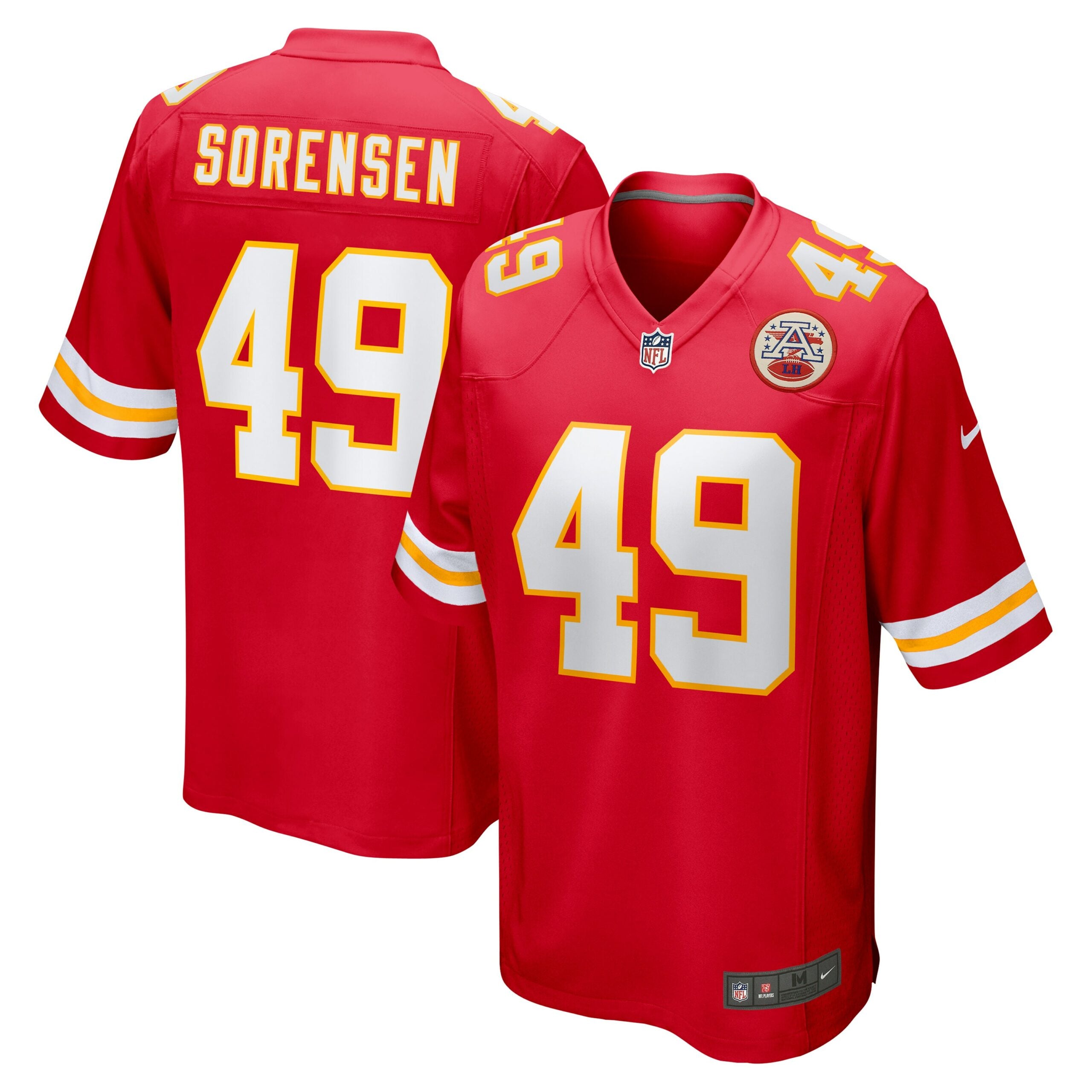 Daniel Sorensen Kansas City Chiefs Nike Game Jersey   Red