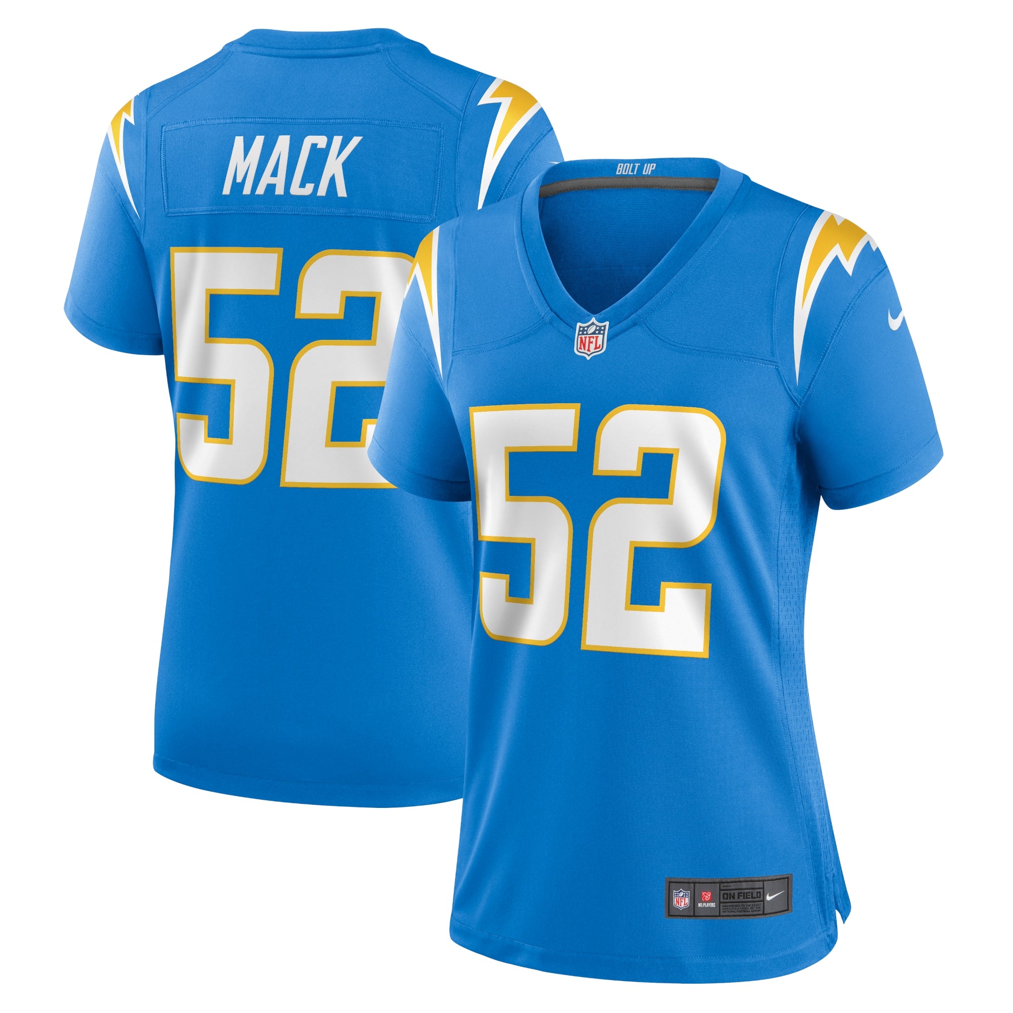 Khalil Mack Los Angeles Chargers Nike Women s Player Jersey   Powder Blue