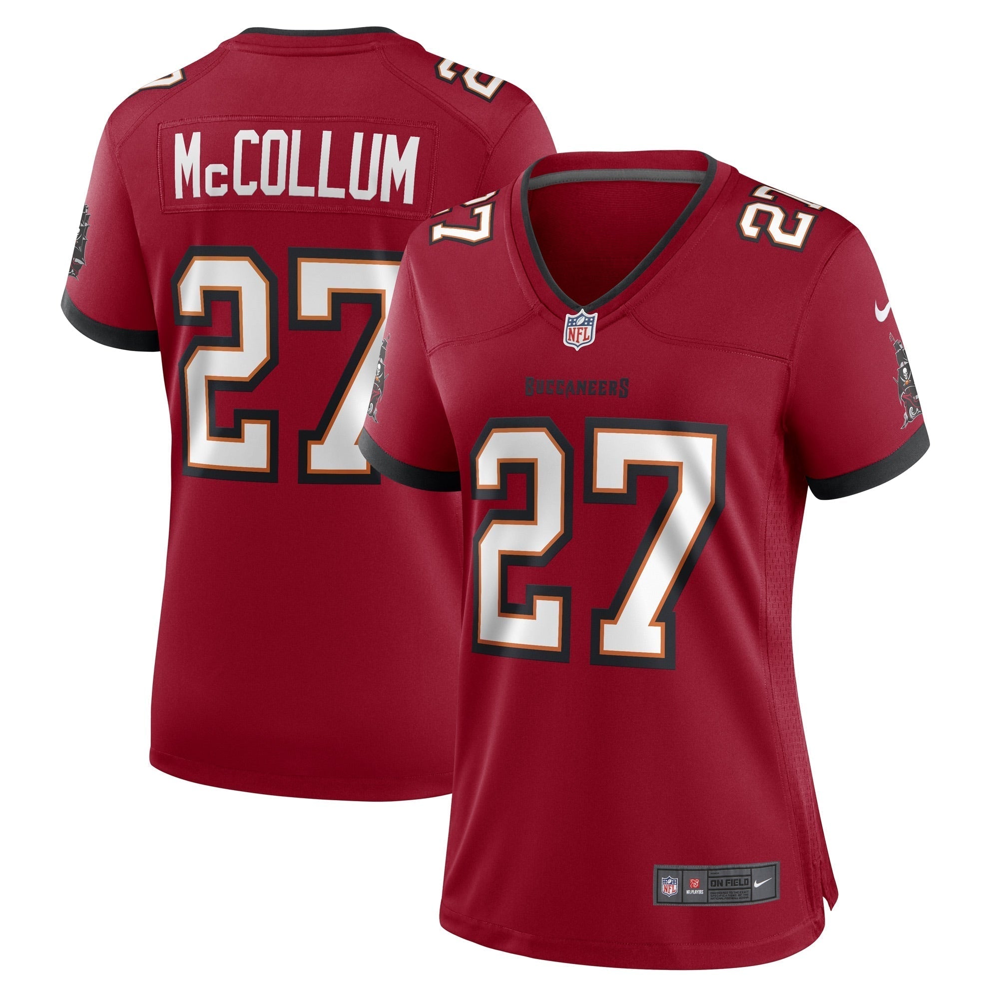 Women s Nike Zyon McCollum Red Tampa Bay Buccaneers Game Player Jersey