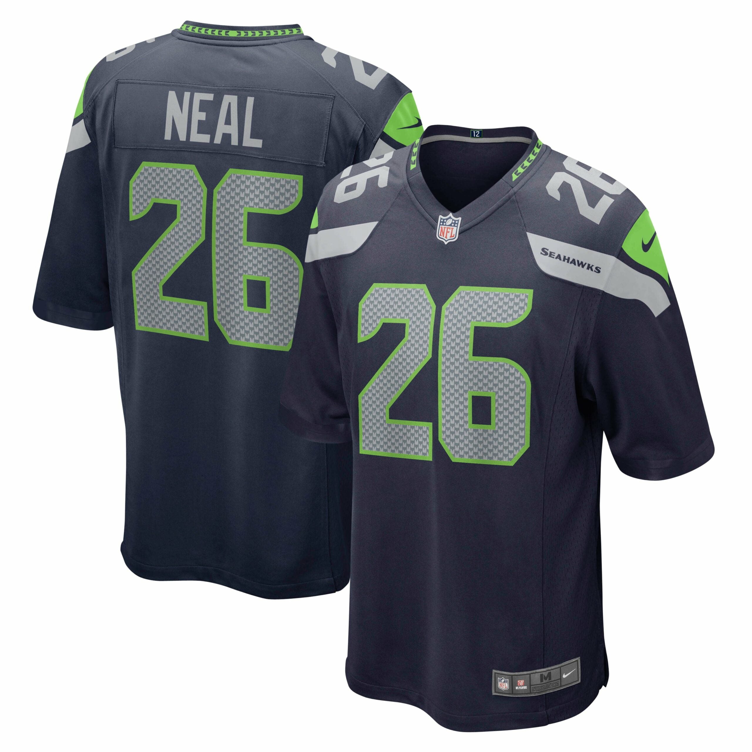 Men s Nike Ryan Neal College Navy Seattle Seahawks Player Game Jersey