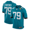 Luke Fortner Jacksonville Jaguars Nike Game Jersey   Teal