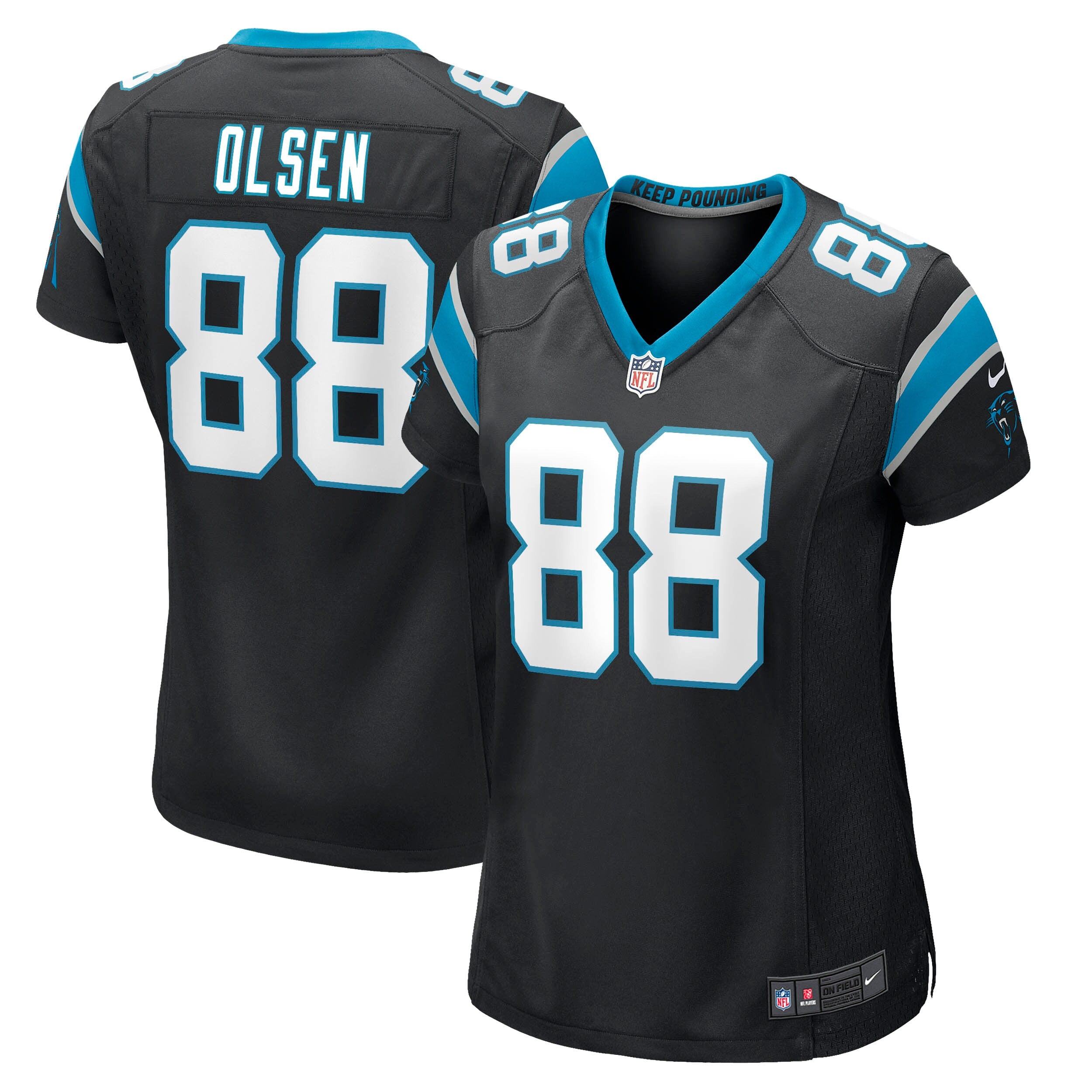 Greg Olsen Carolina Panthers Nike Women s Player Jersey   Black