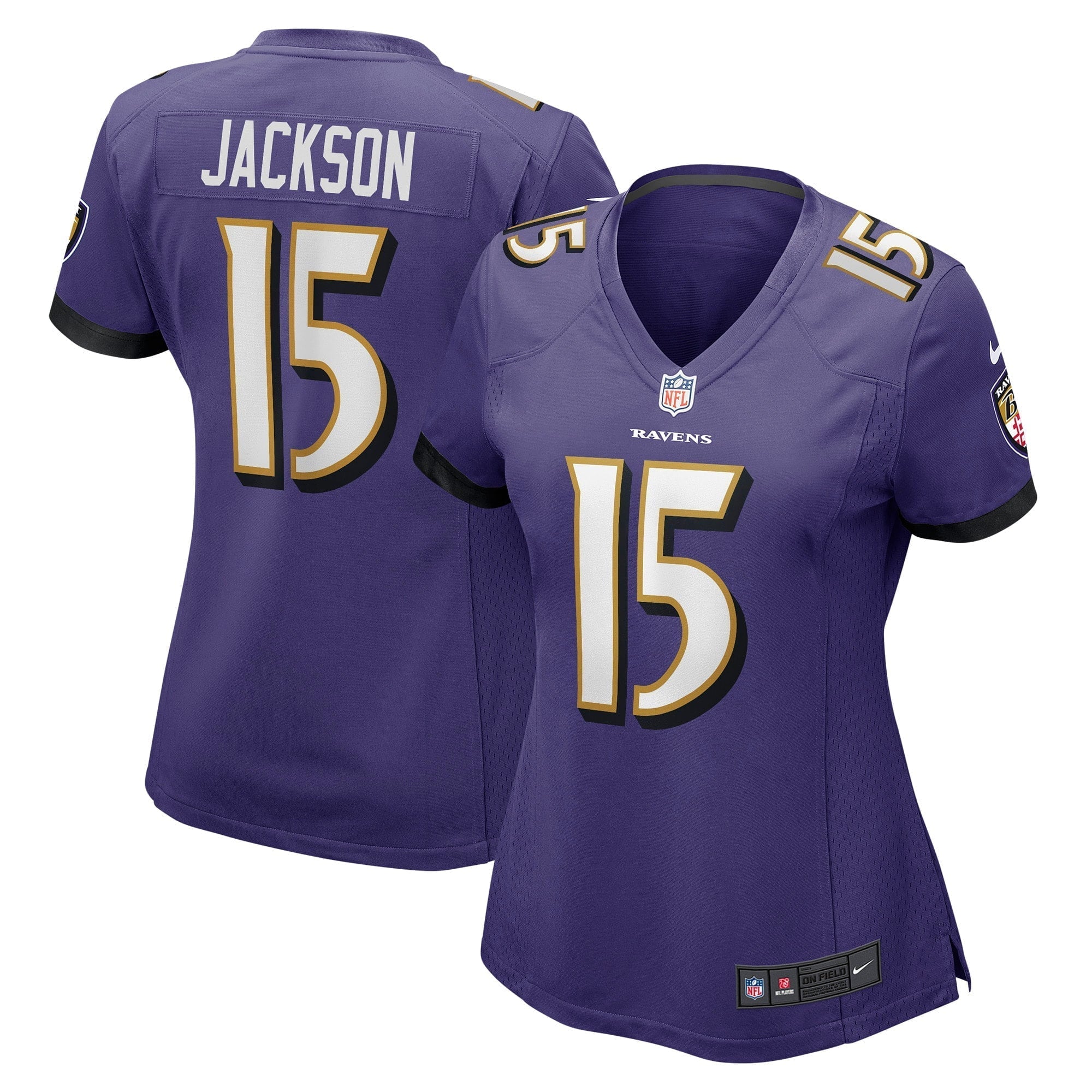 Women s Nike DeSean Jackson Purple Baltimore Ravens Game Player Jersey
