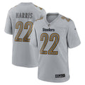 Men s Nike Najee Harris Gray Pittsburgh Steelers Atmosphere Fashion Game Jersey