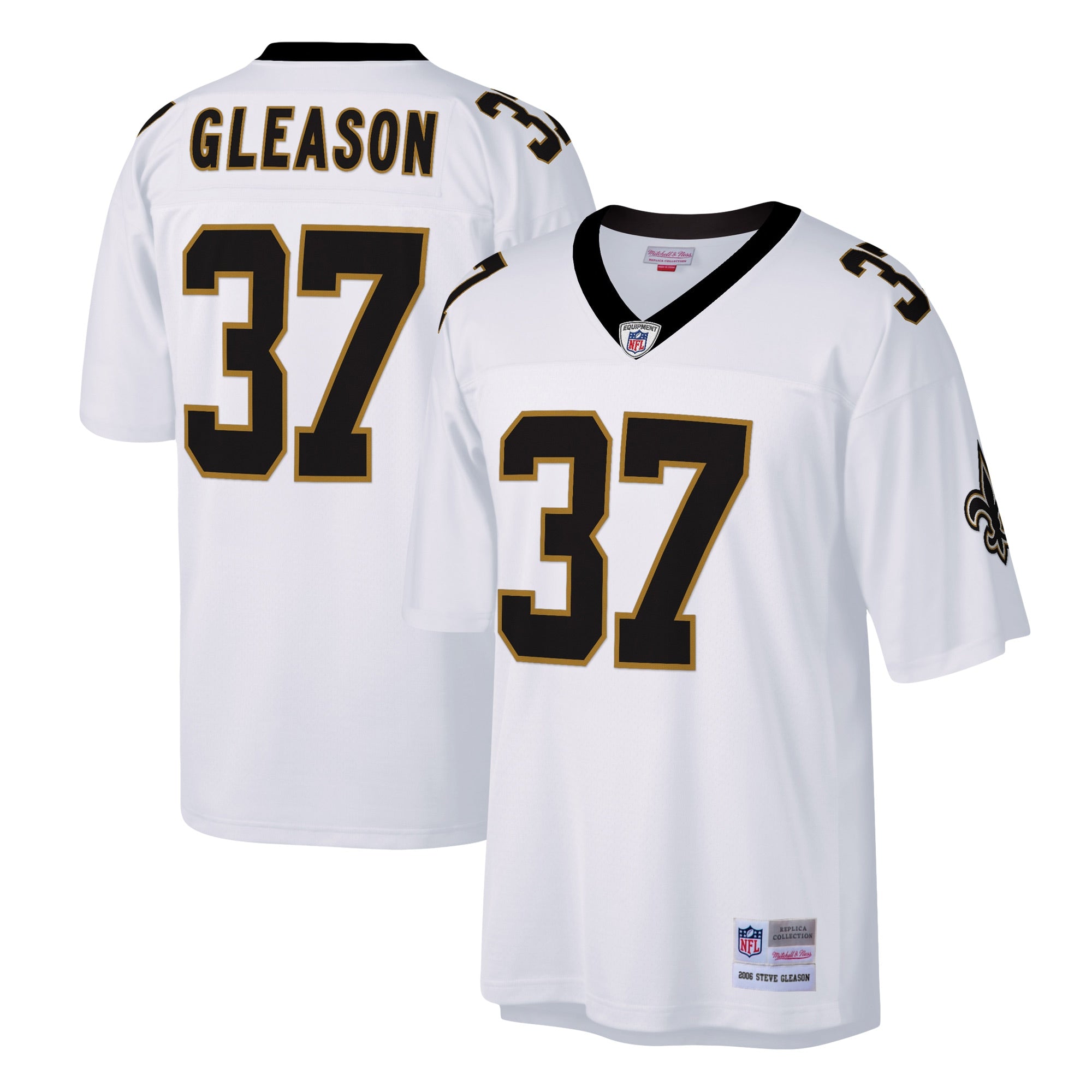 Steve Gleason New Orleans Saints Mitchell   Ness Legacy Replica Jersey   White