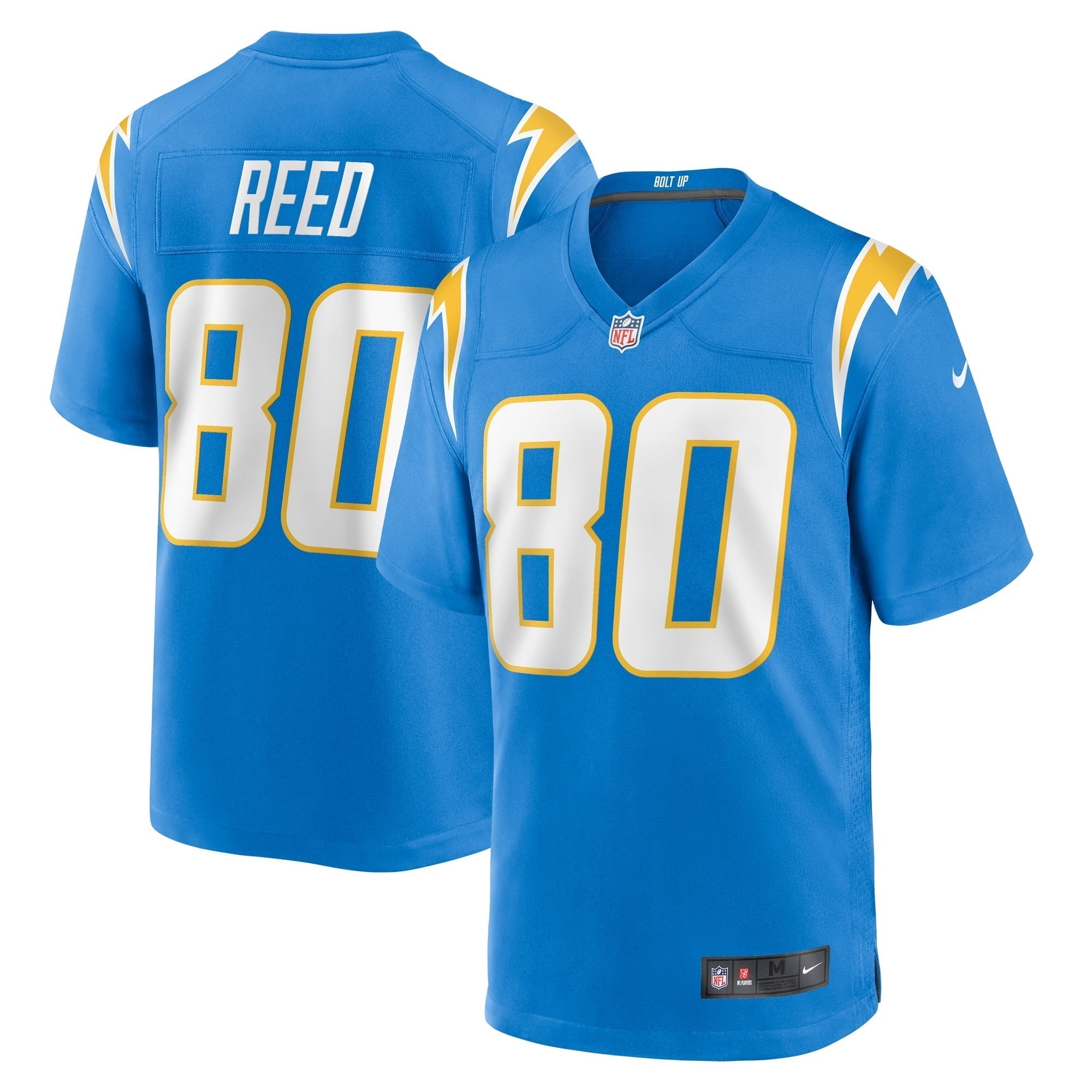 Men s Nike Joe Reed Powder Blue Los Angeles Chargers Home Game Player Jersey
