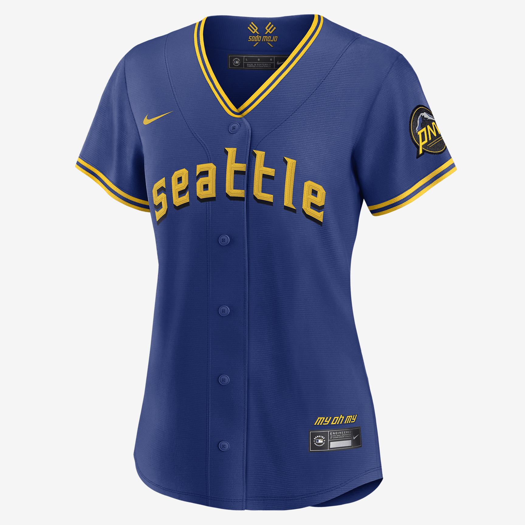 MLB Seattle Mariners City Connect (Ken Griffey Jr.) Women's Replica Baseball Jersey - Royal