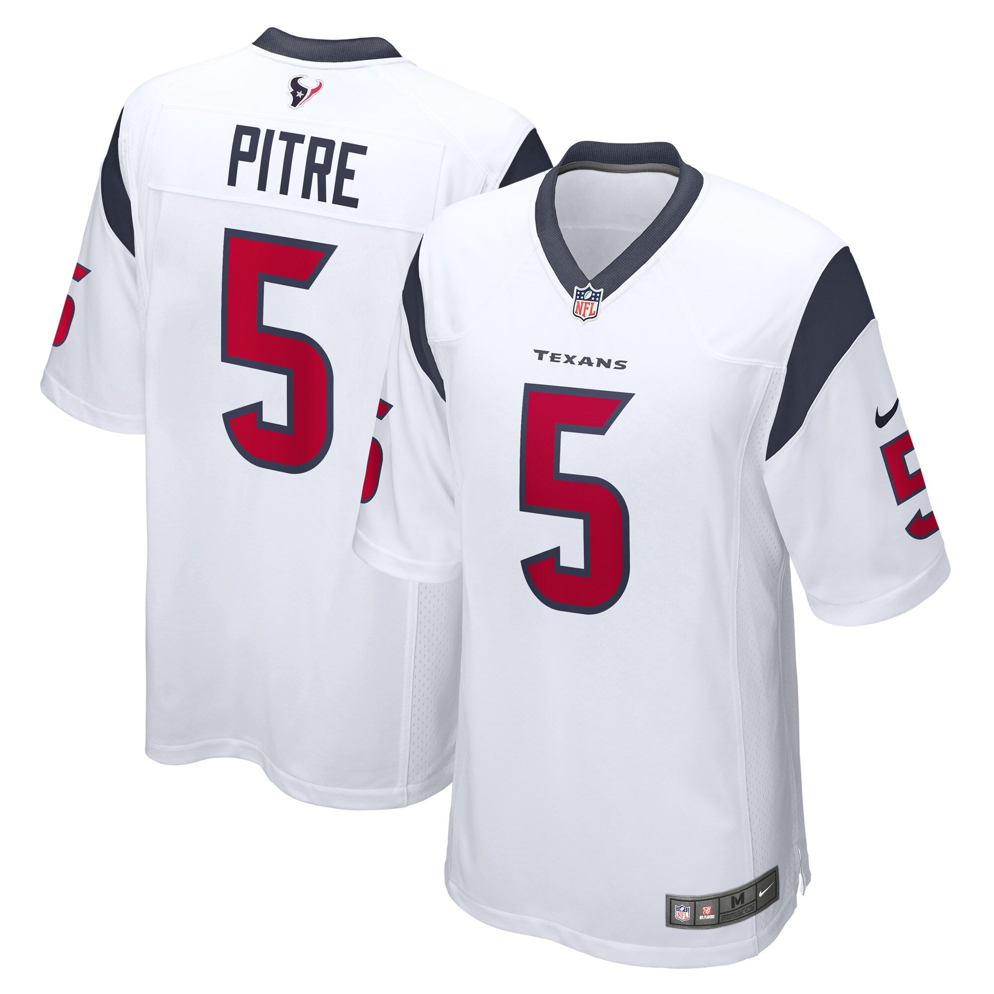 Jalen Pitre Houston Texans Nike Game Player Jersey   White