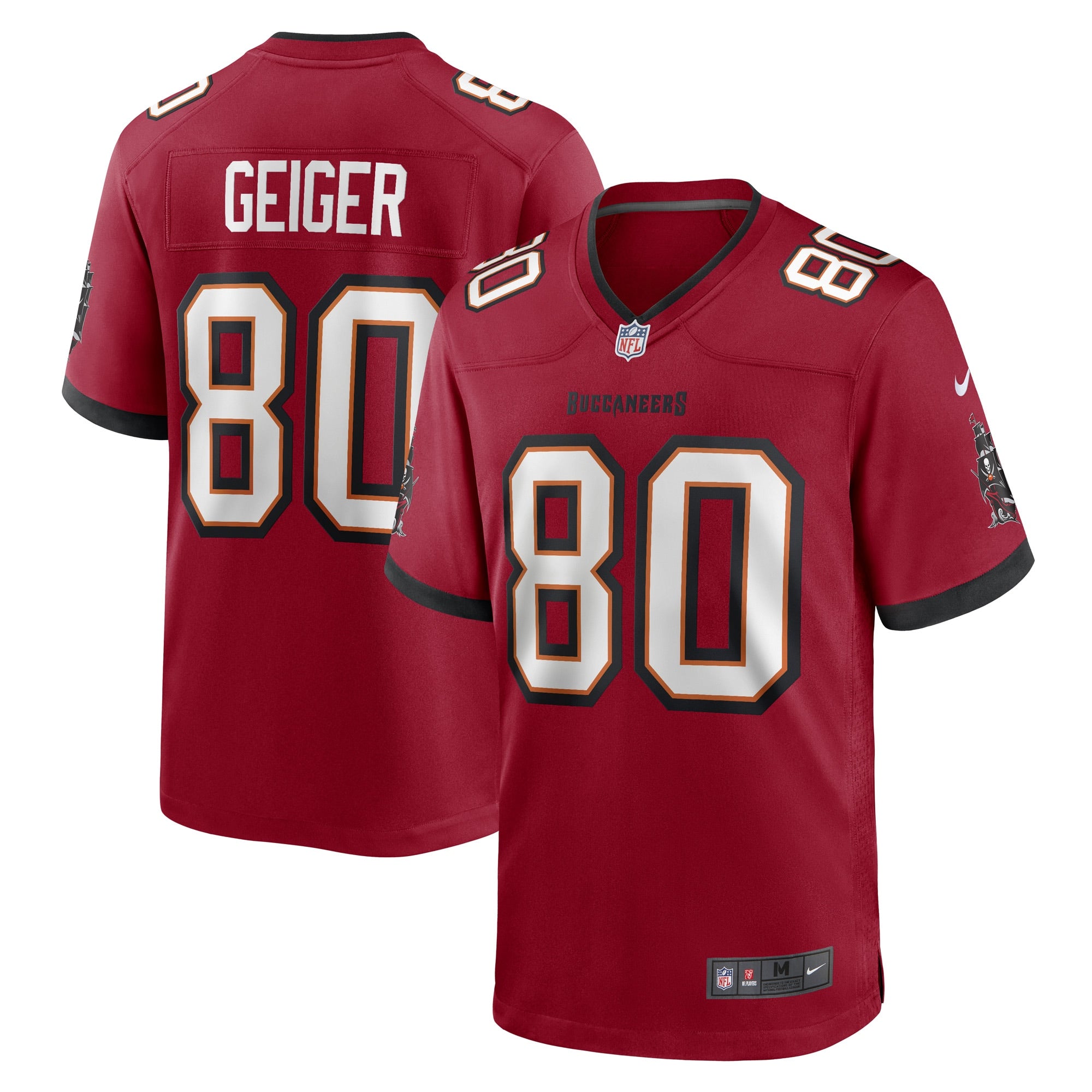 Kaylon Geiger Tampa Bay Buccaneers Nike Game Player Jersey   Red