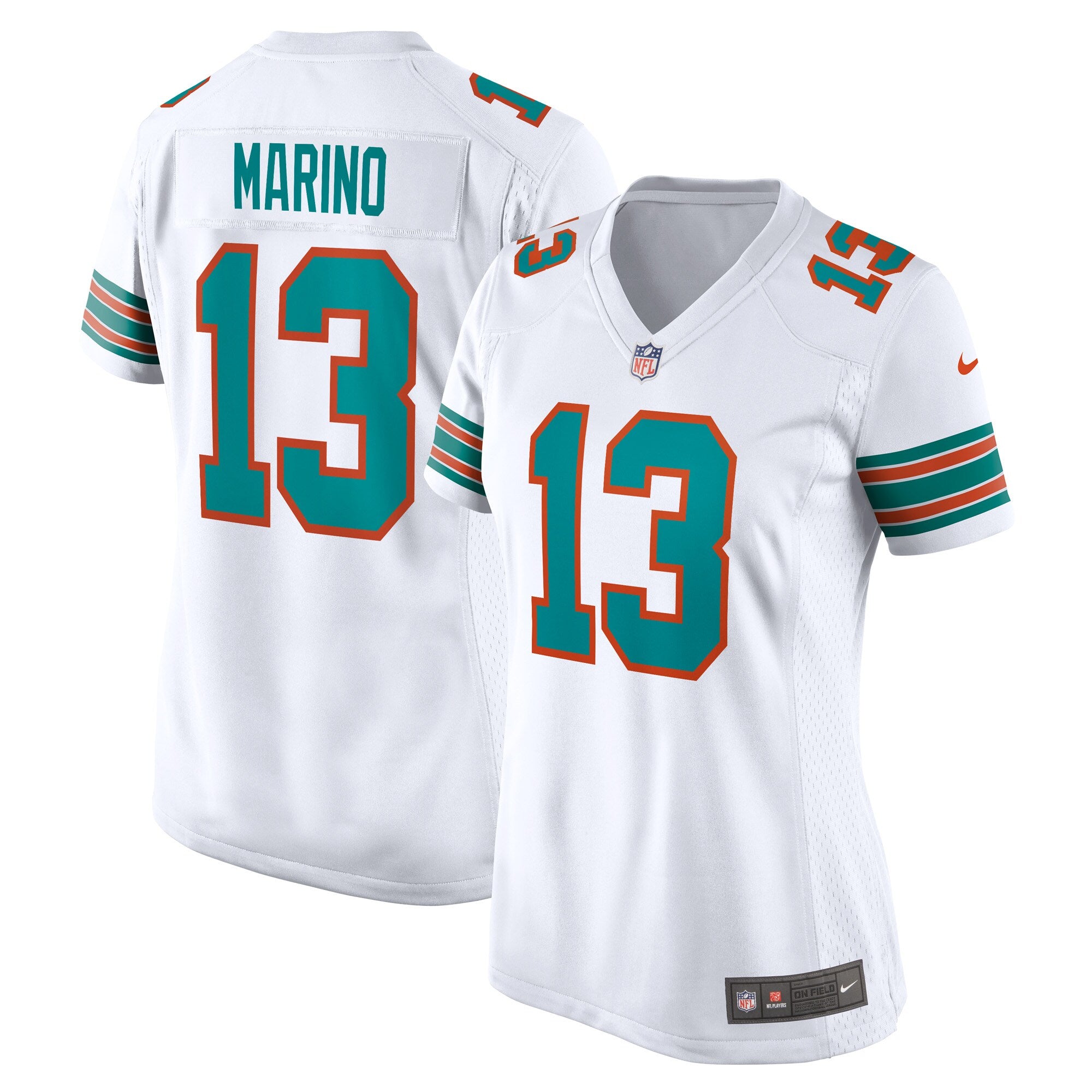 Dan Marino Miami Dolphins Nike Women s Retired Player Jersey   White