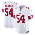 Men s Nike Fred Warner White San Francisco 49ers  Vapor F.U.S.E. Limited Jersey