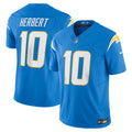 Justin Herbert Los Angeles Chargers Nike Vapor F.U.S.E. Limited Jersey   Powder Blue