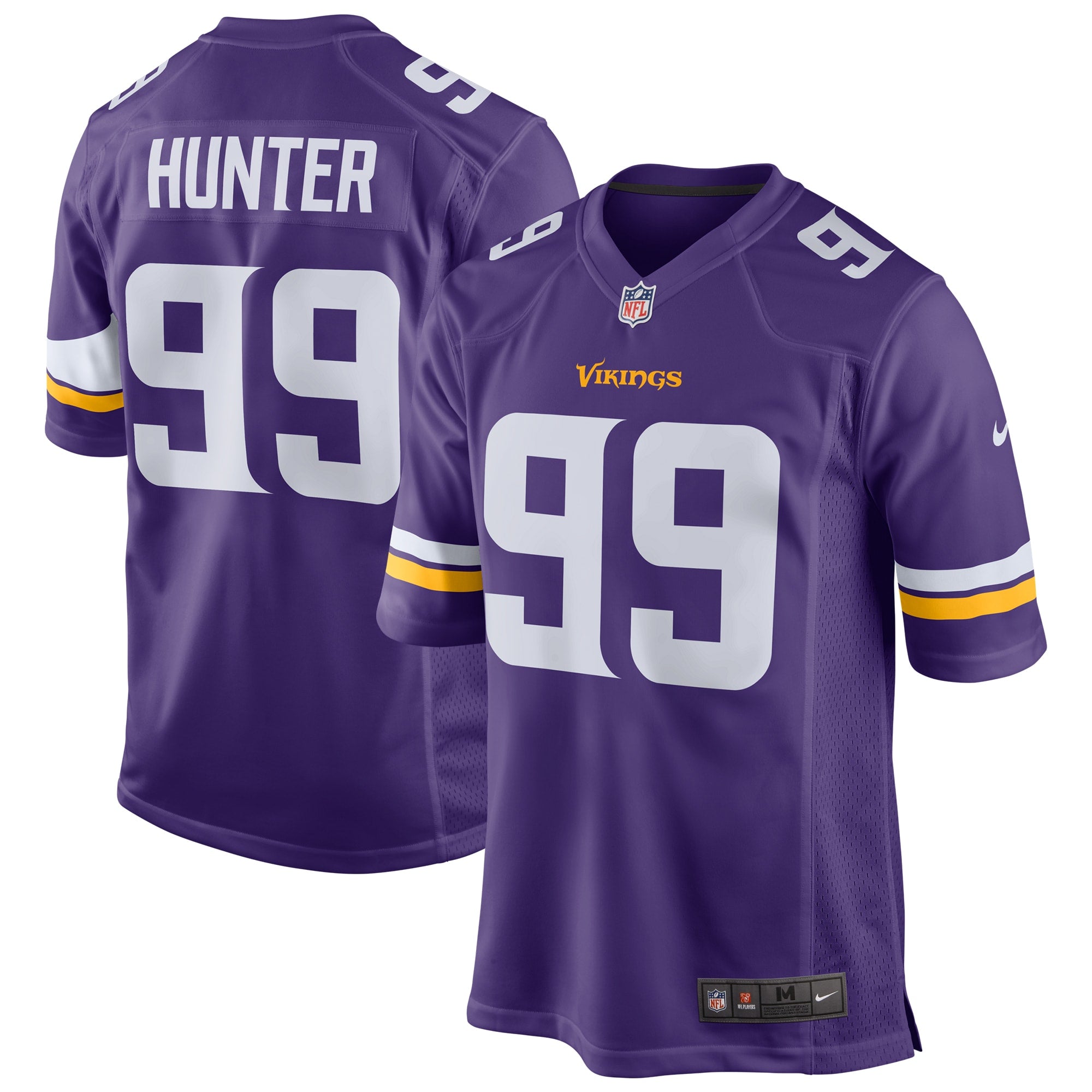 Danielle Hunter Minnesota Vikings Nike Game Jersey   Purple