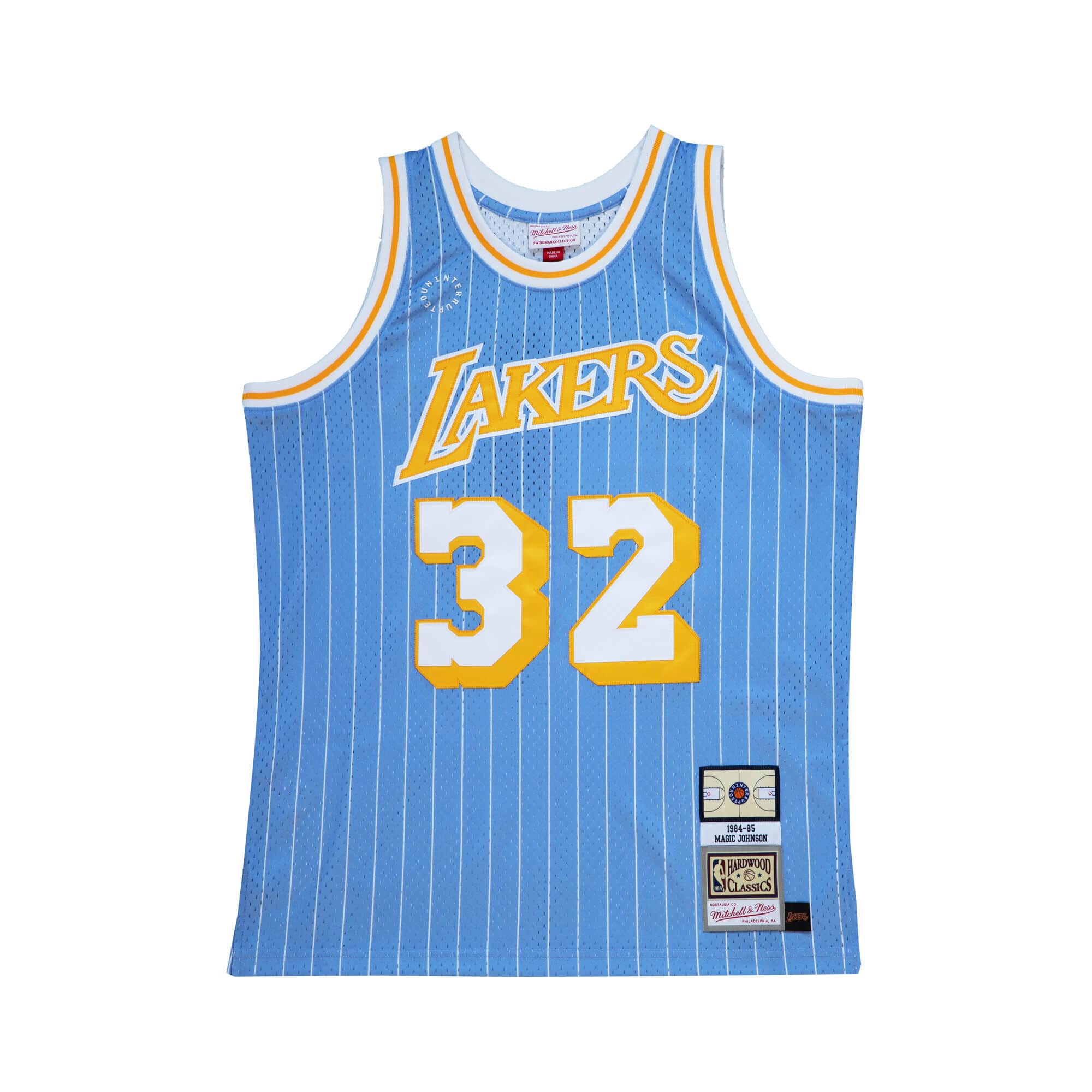 M&N x Uninterrupted Swingman Magic Johnson Los Angeles Lakers 1984-85 Jersey