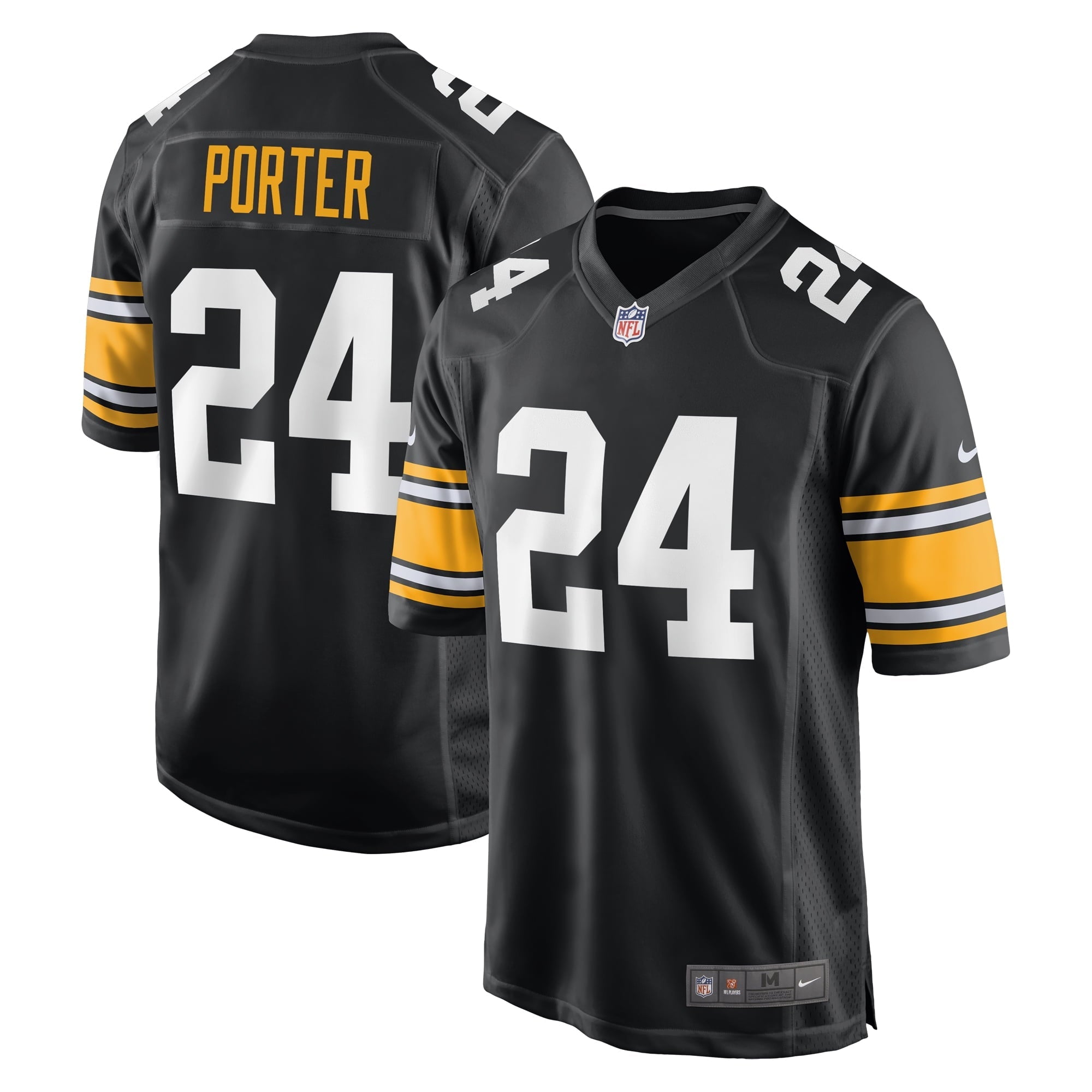 Men s Nike Joey Porter Jr. Black Pittsburgh Steelers Alternate Game Jersey