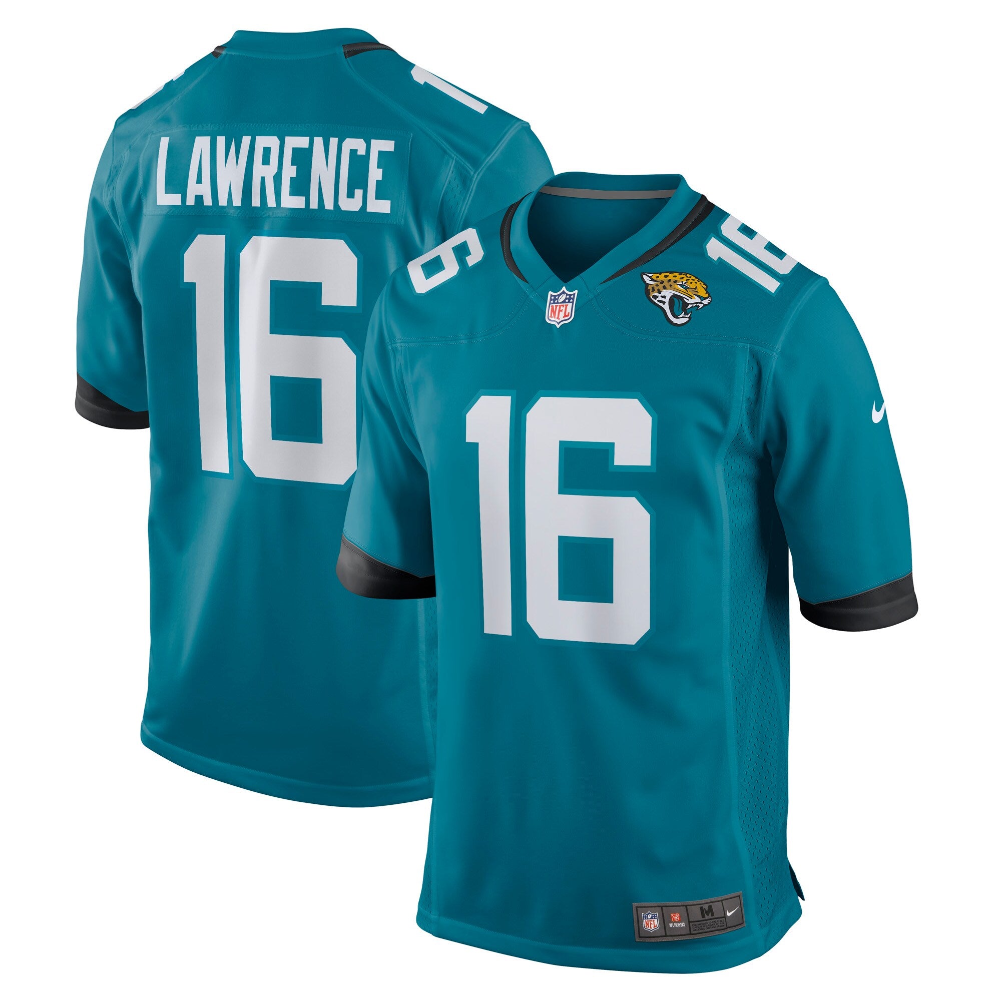 Trevor Lawrence Jacksonville Jaguars Nike 2021 NFL Draft First Round Pick Game Jersey   Teal