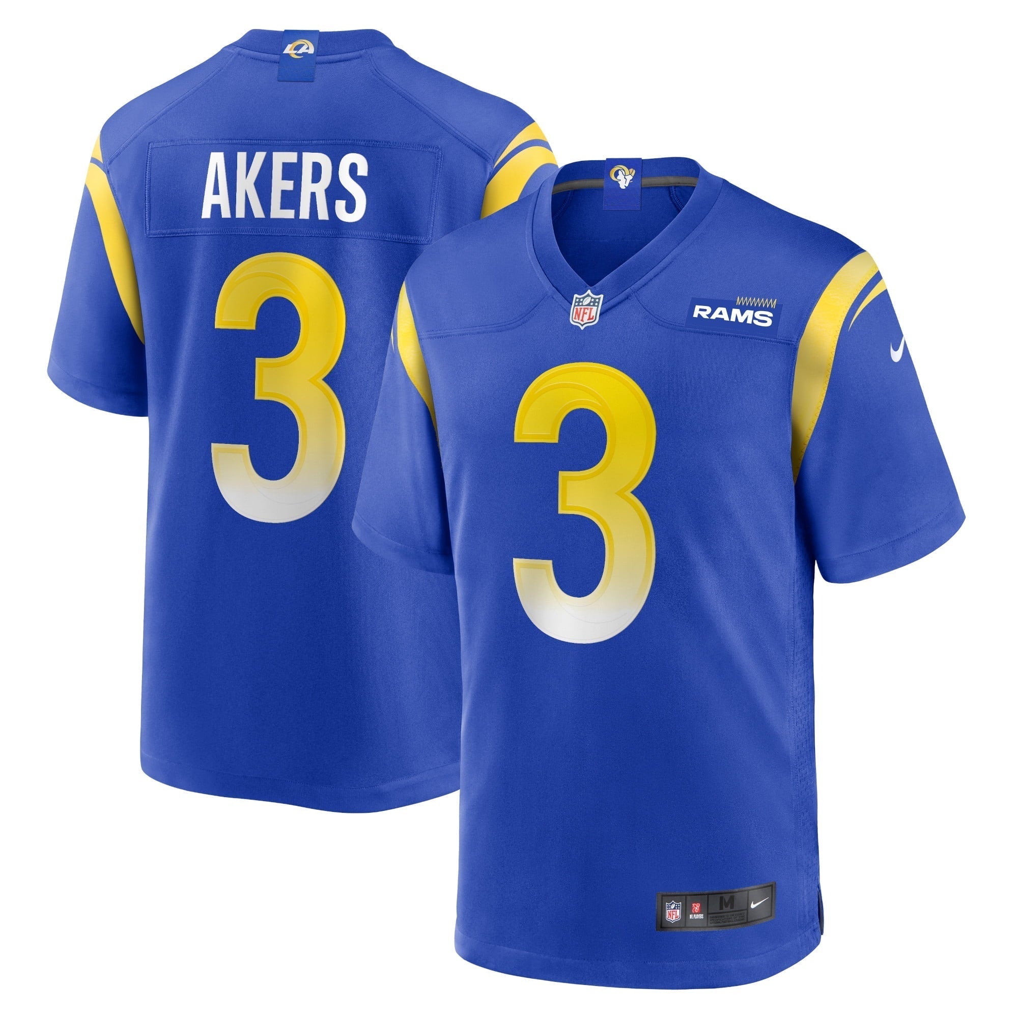 Men s Nike Cam Akers Royal Los Angeles Rams Game Jersey