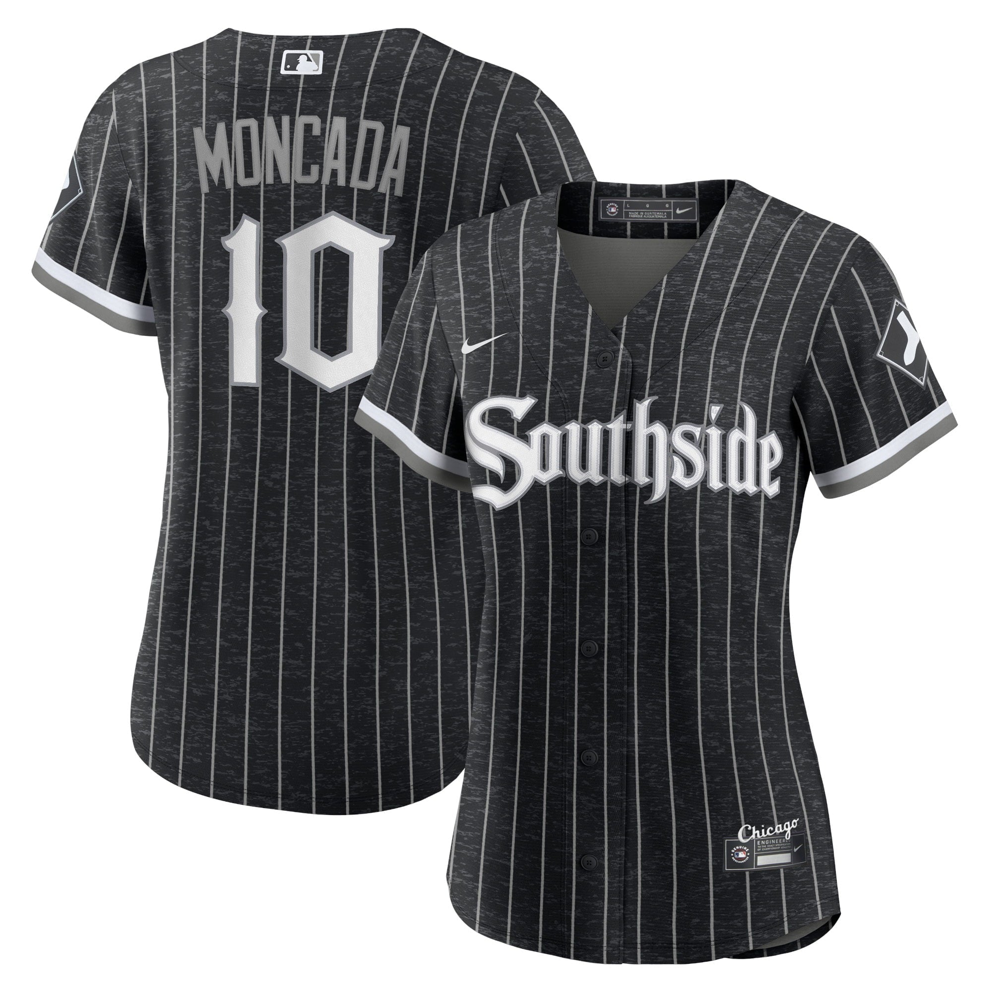 Women's Nike Yoan Moncada Black Chicago White Sox 2021 City Connect Replica Player Jersey