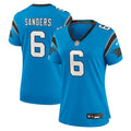Miles Sanders Carolina Panthers Nike Women s Team Game Jersey   Blue