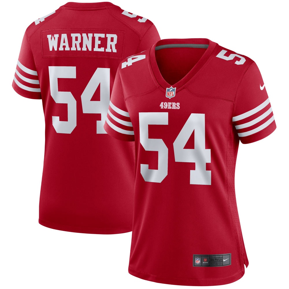 Fred Warner San Francisco 49ers Nike Women s Player Jersey   Scarlet