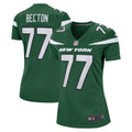 Mekhi Becton New York Jets Nike Women s Game Jersey   Gotham Green