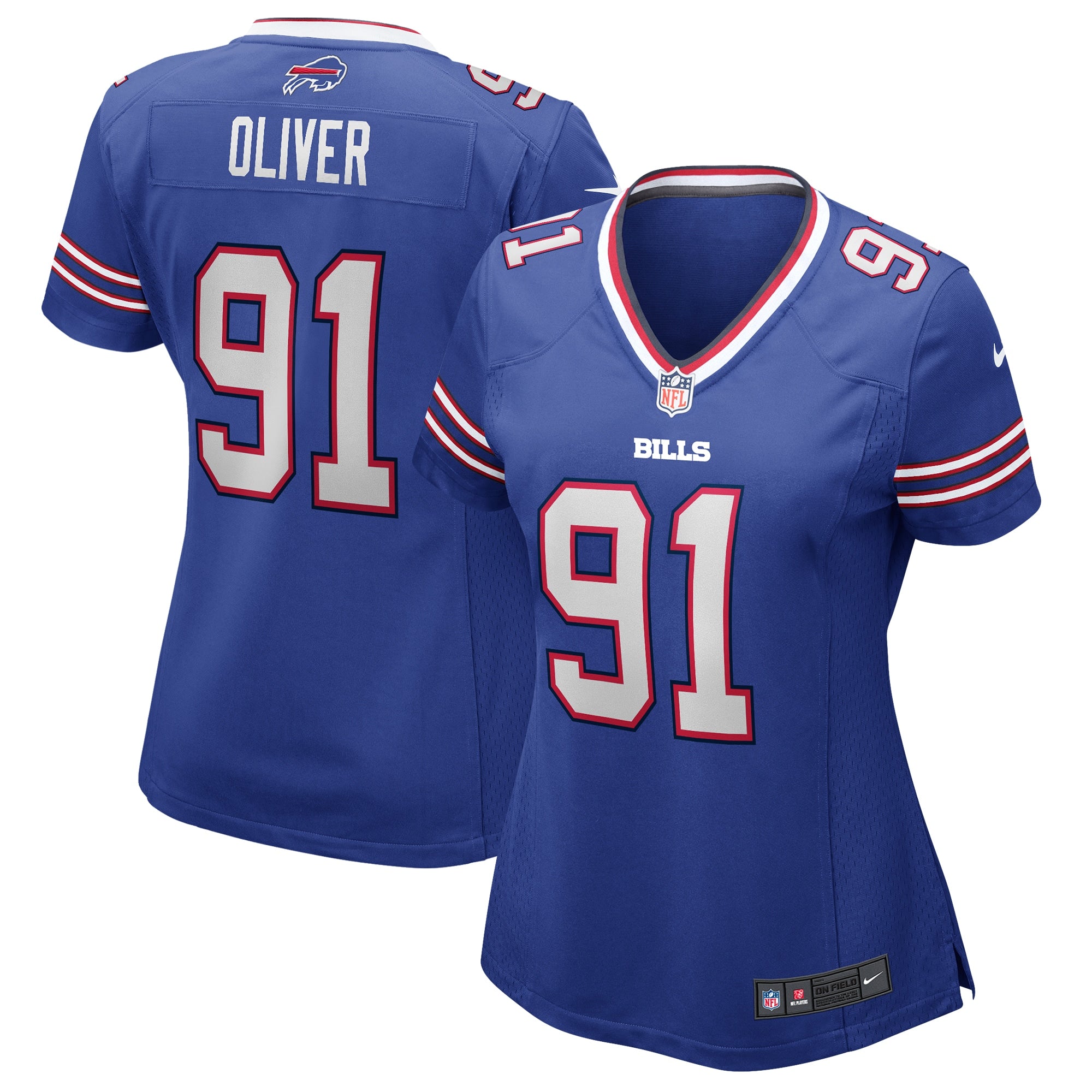 Ed Oliver Buffalo Bills Nike Women s Game Jersey   Royal
