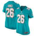 Salvon Ahmed Miami Dolphins Nike Women s Game Jersey   Aqua