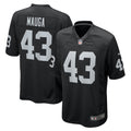 Kanai Mauga Las Vegas Raiders Nike Team Game Jersey    Black