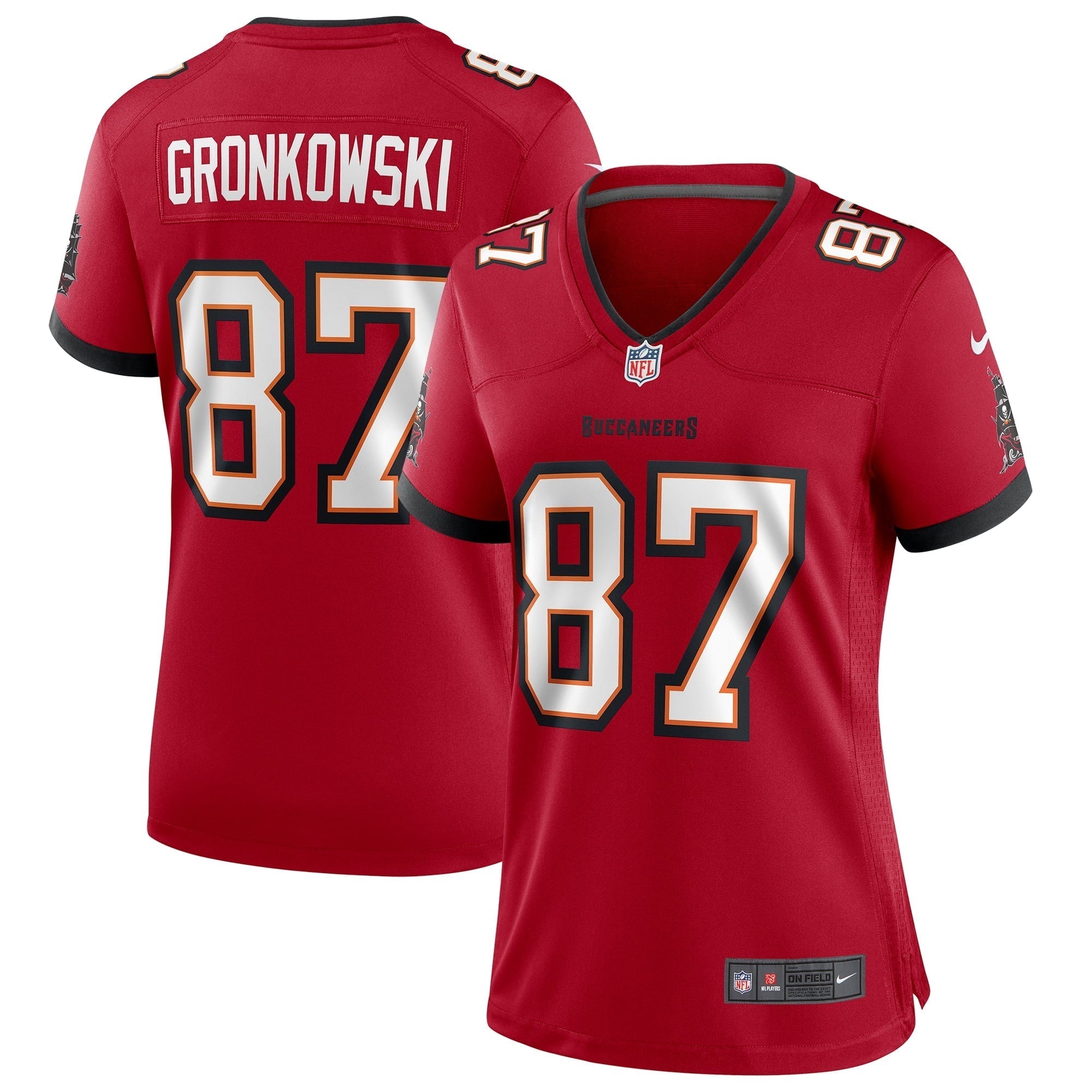 Women s Nike Rob Gronkowski Red Tampa Bay Buccaneers Game Jersey