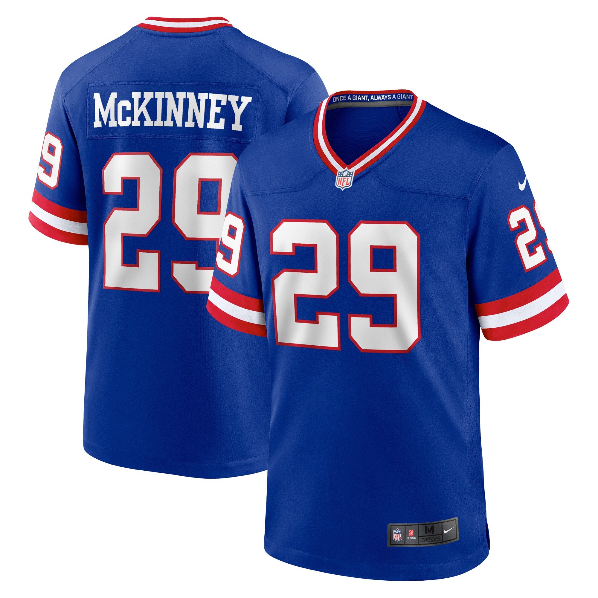 Xavier McKinney New York Giants Nike Classic Player Game Jersey Royal