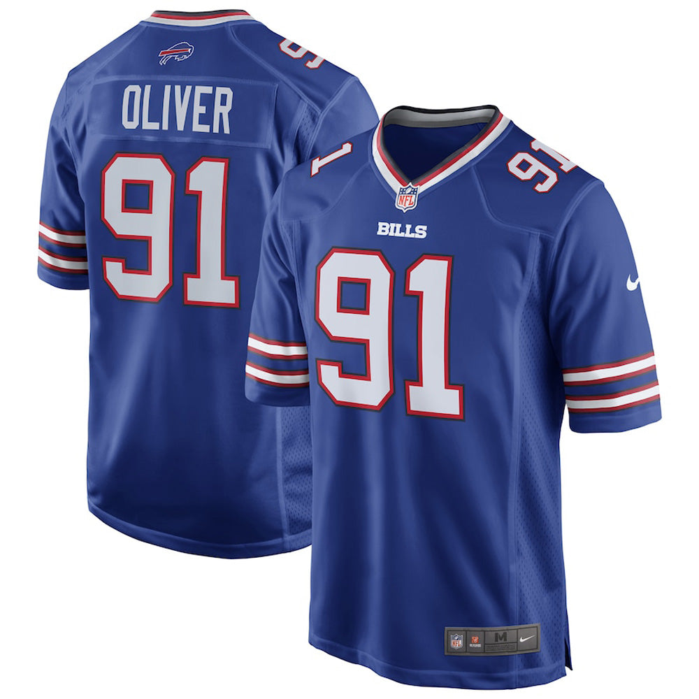 Youth Buffalo Bills Ed Oliver Game Jersey   Royal