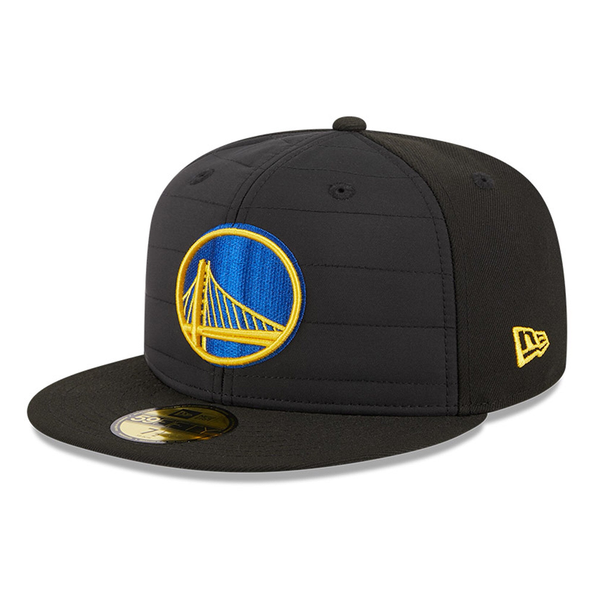 Golden State Warriors New Era Quilted 59FIFTY Fitted Hat - Black