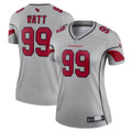 Women s Arizona Cardinals J.J. Watt Inverted Legend Jersey Gray